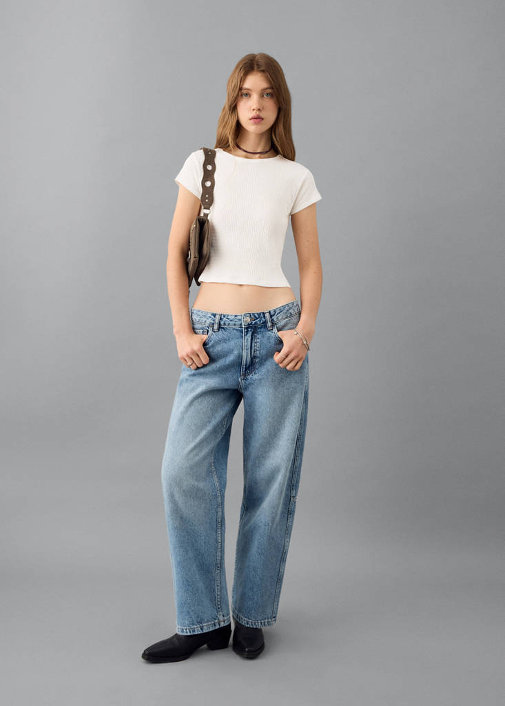 Knitted short-sleeve t-shirt — Off White