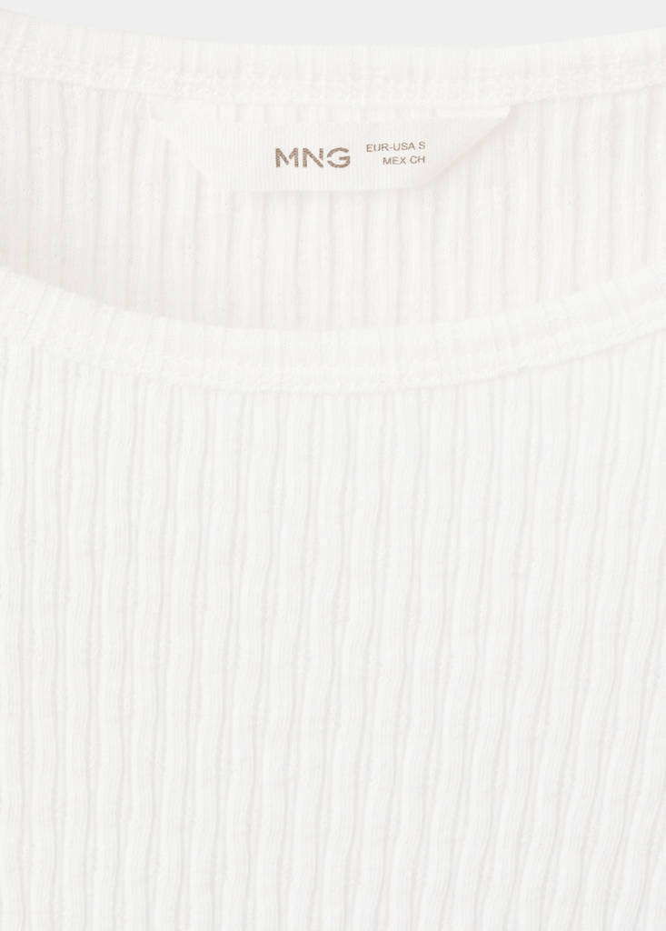 Knitted short-sleeve t-shirt — Off White