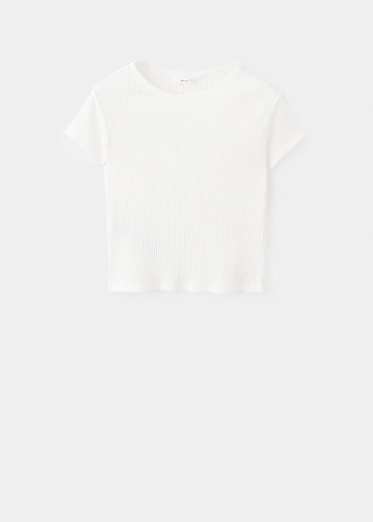 Knitted short-sleeve t-shirt — Off White