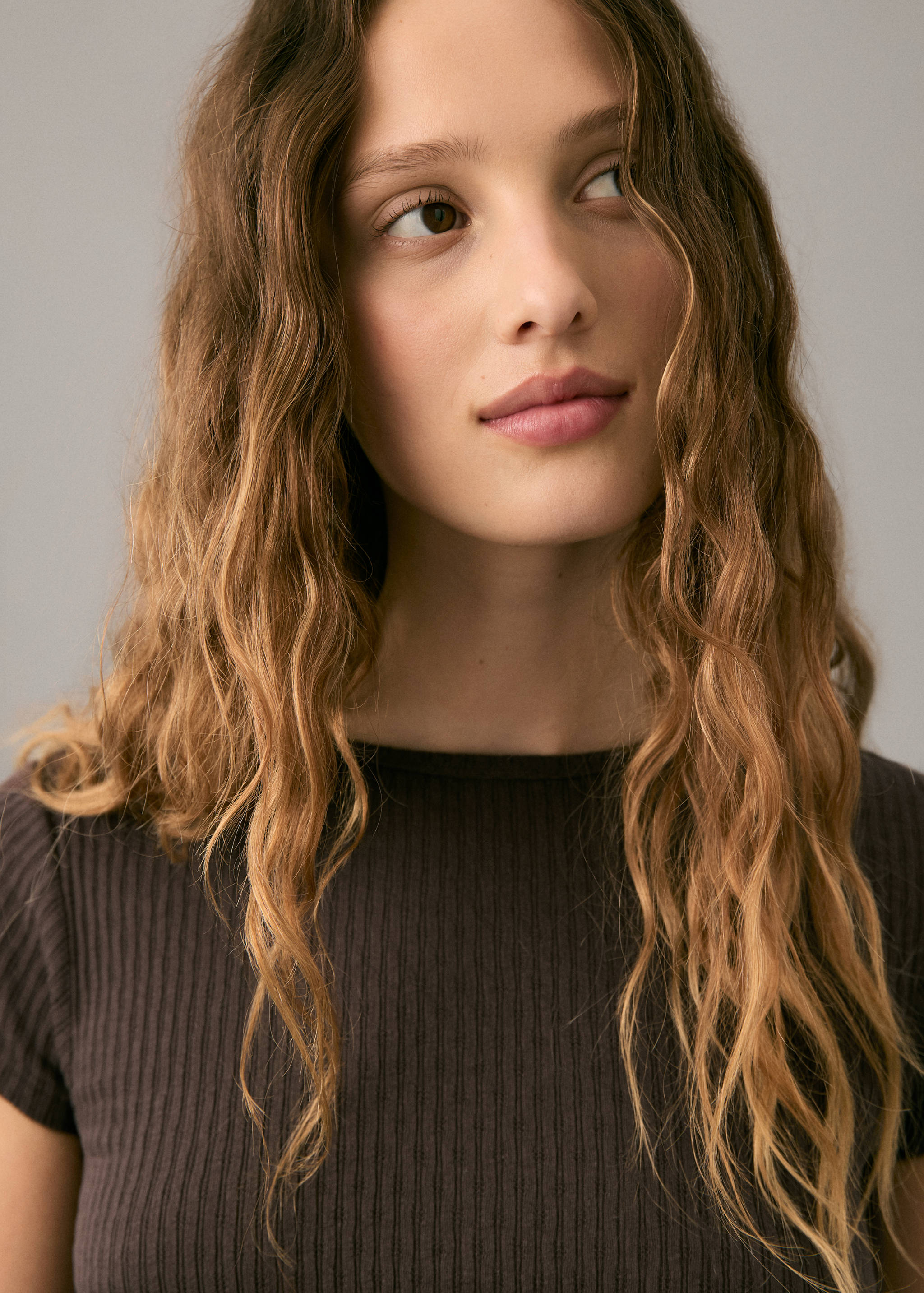 Футболка из трикотажа в рубчик - Деталь изделия 1