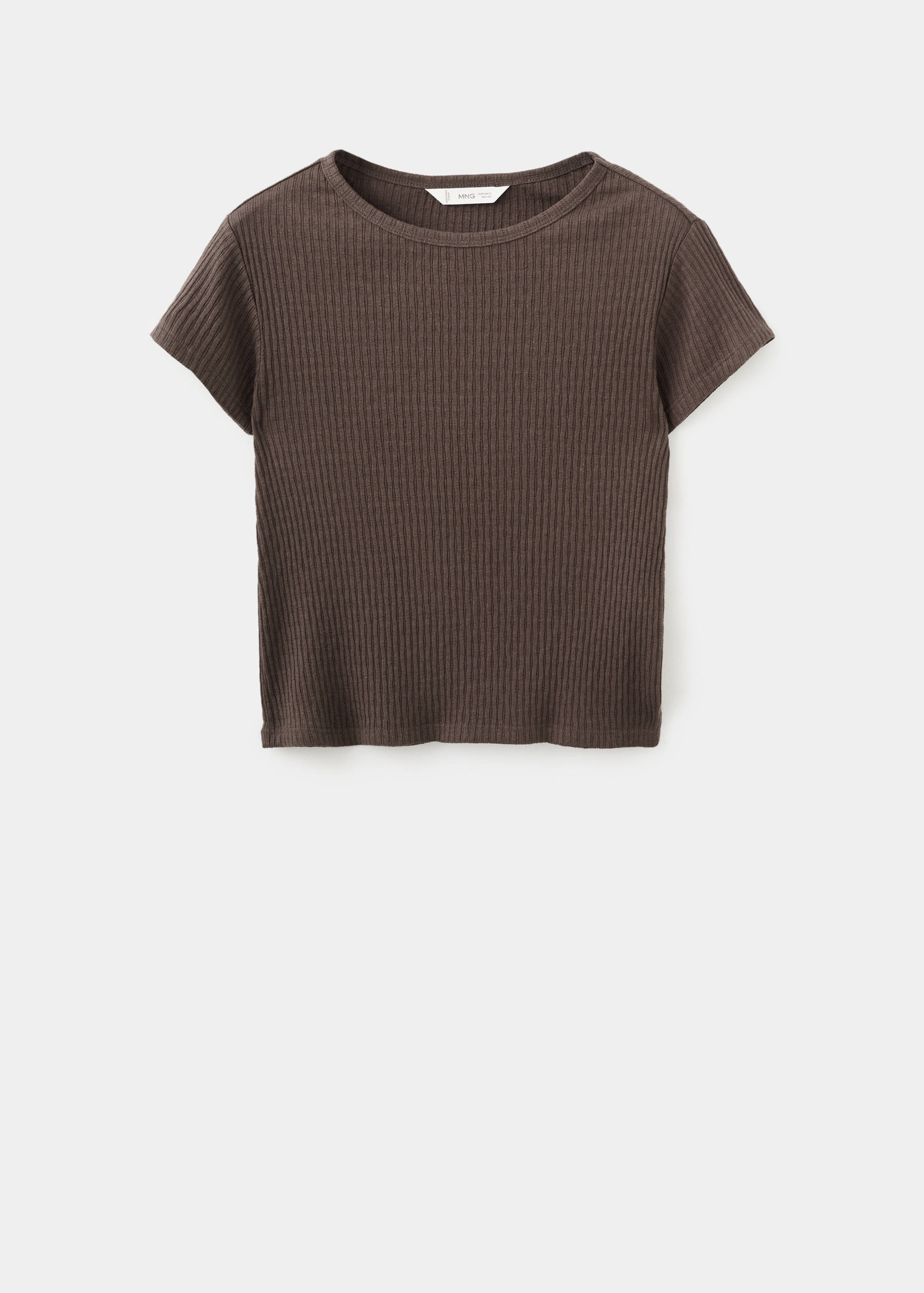 Knitted short-sleeve t-shirt - Article without model
