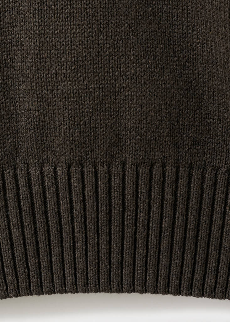 Jumper with shoulder detail — Brown
