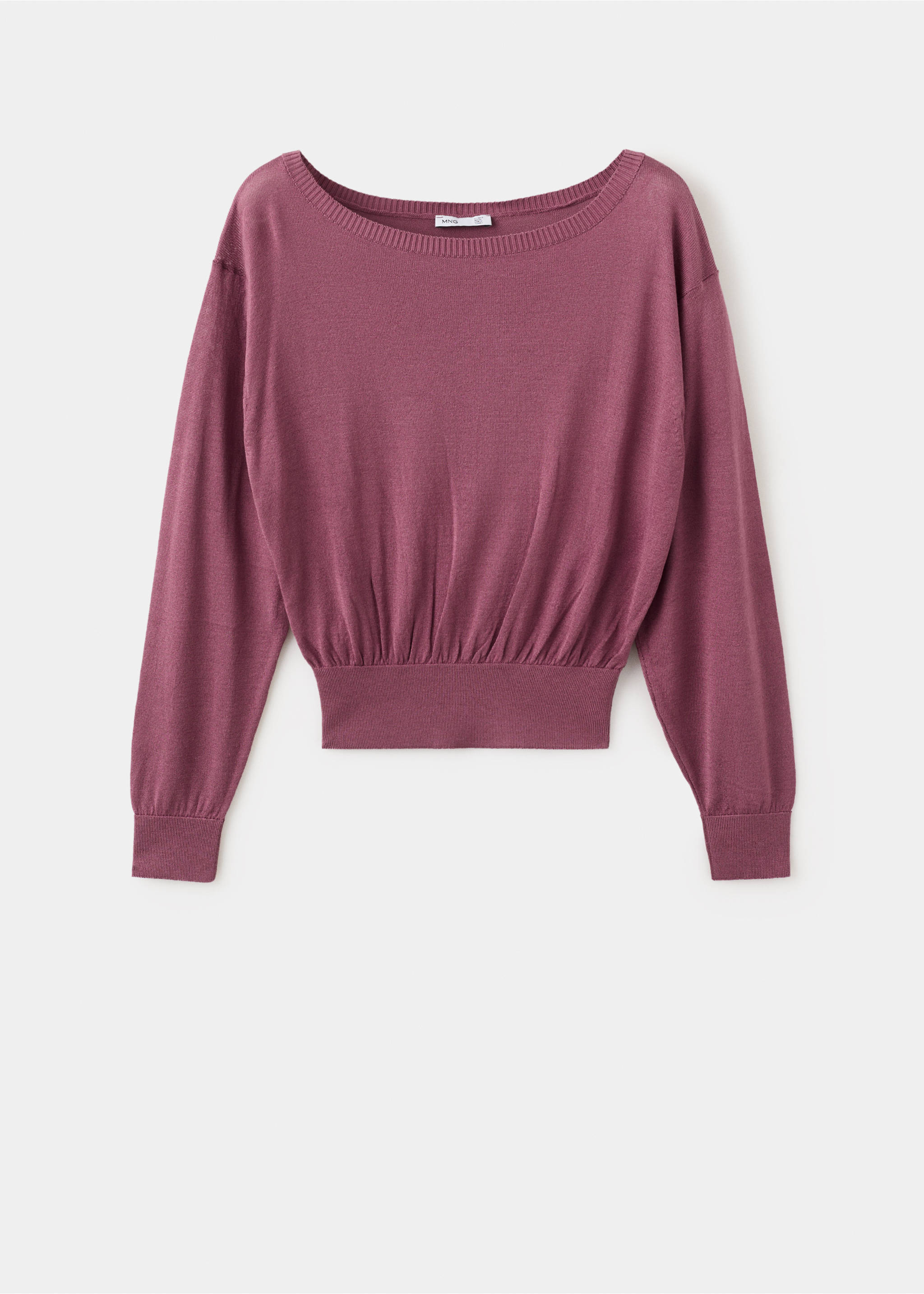 Trui met boothals - Artikel zonder model, Kersenrood. Ref: 27002560-00.