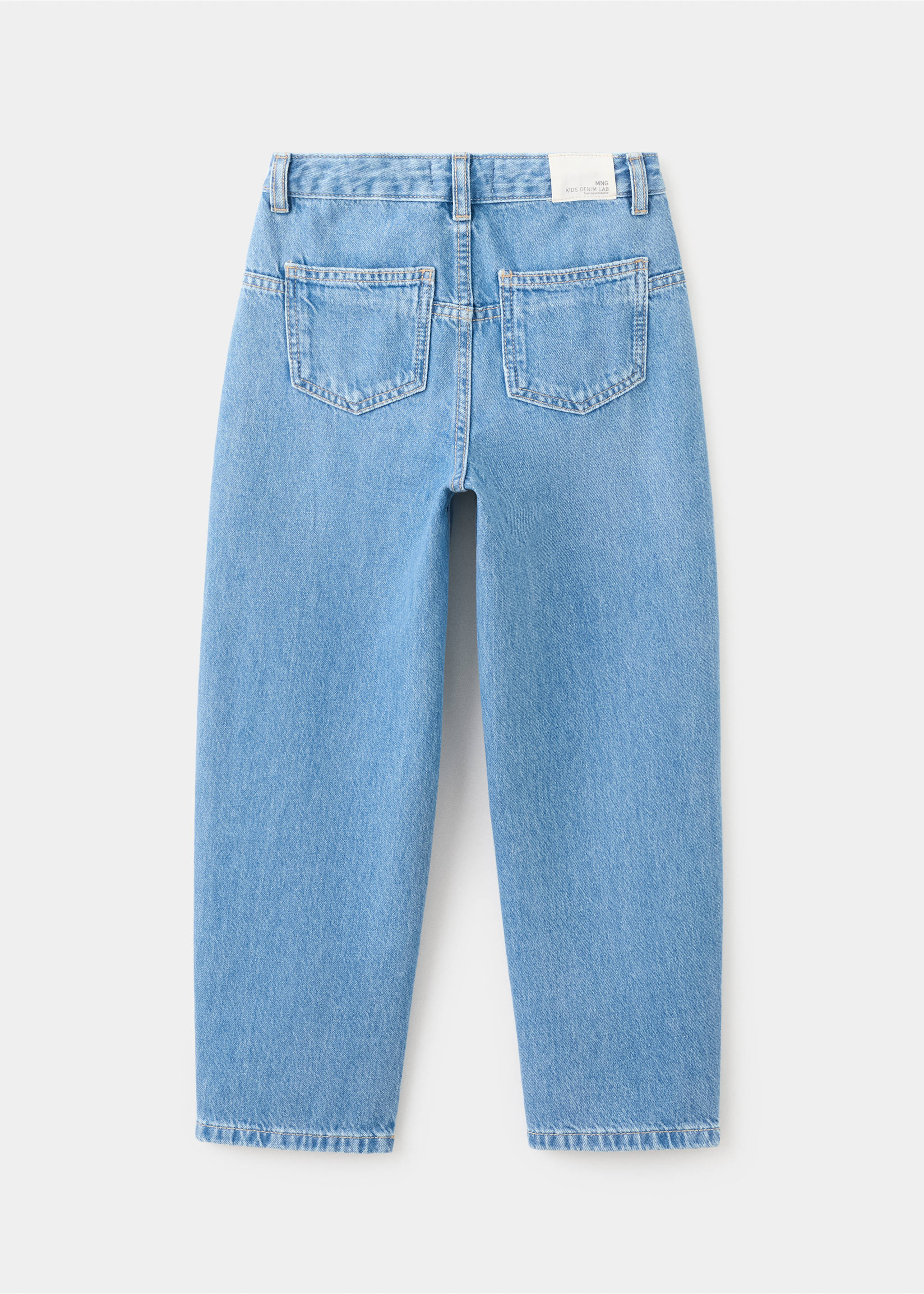 Jean ballon - Verso de l’article, Bleu moyen. Ref: 27002899-00.