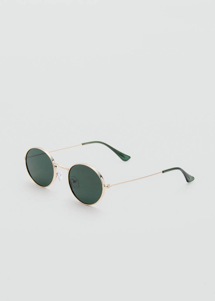 Gafas de sol montura metálica redonda