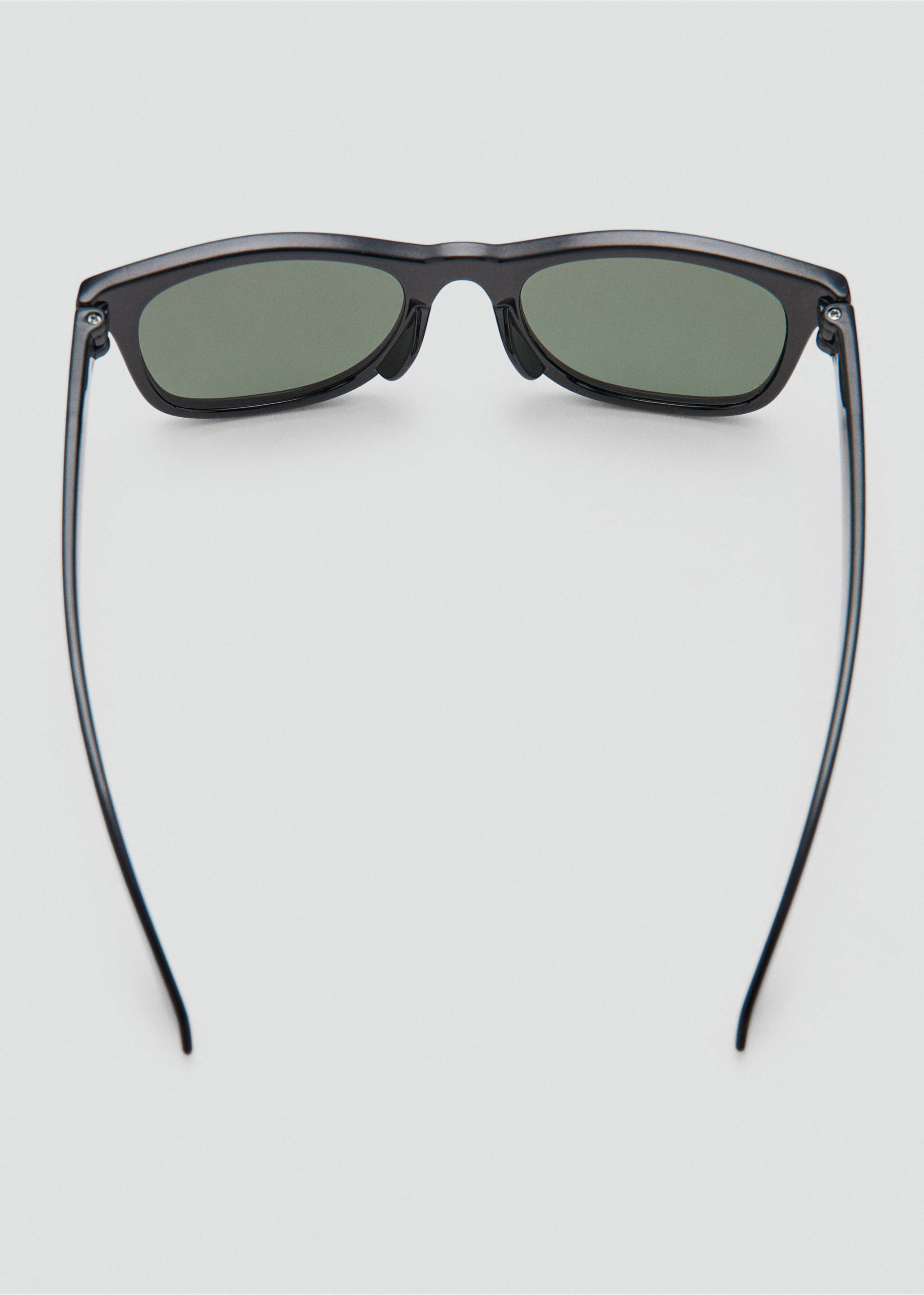 Squared frame sunglasses - Details of the article 1, Black. Ref: 27002902-00.