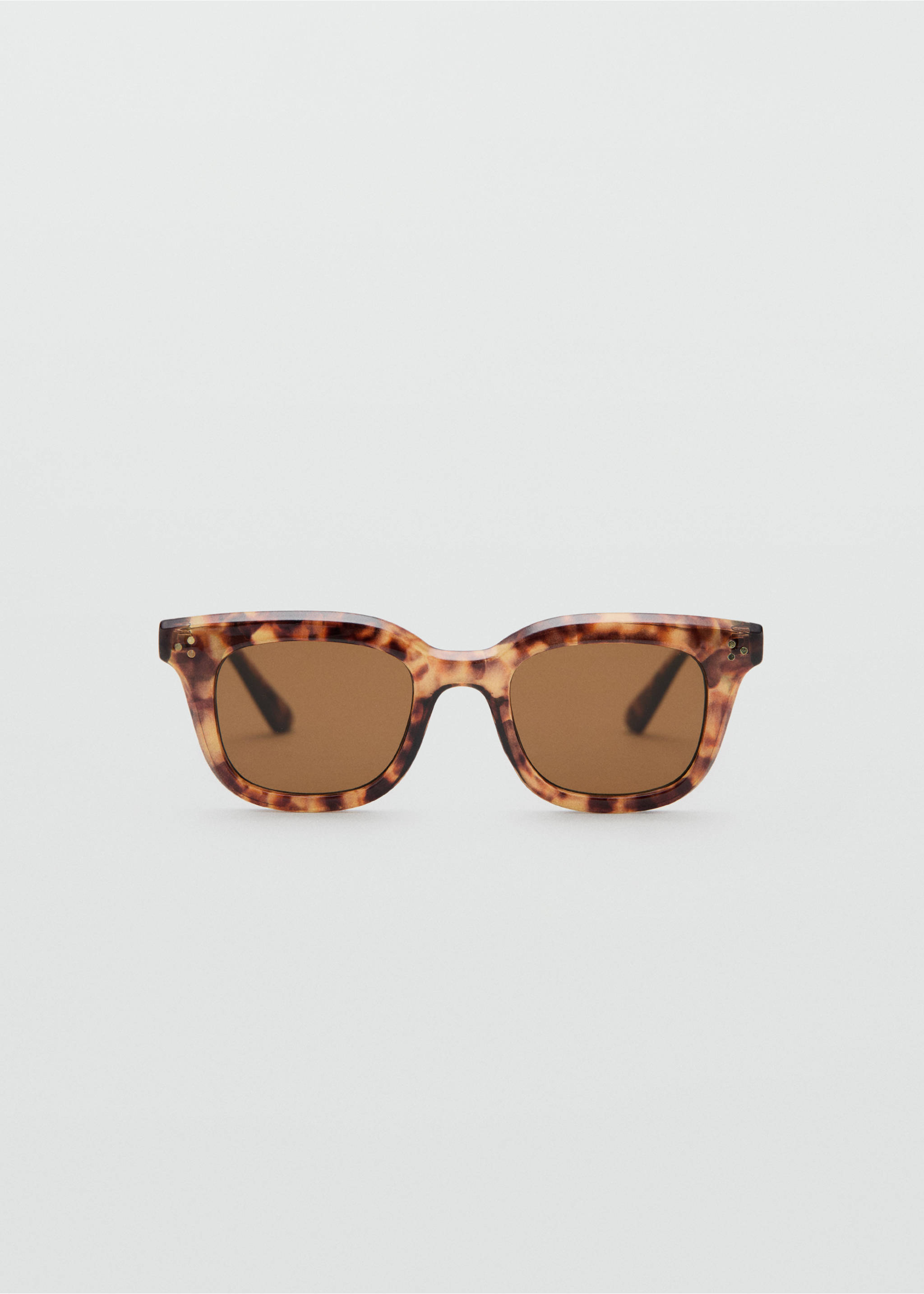 Squared frame sunglasses - Article without model, Brown. Ref: 27002903-00.