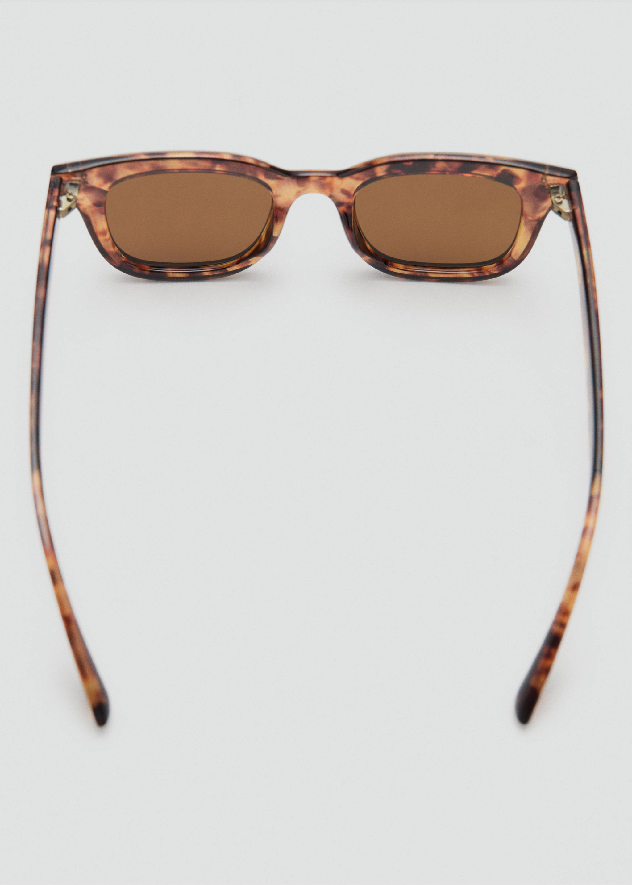 Squared frame sunglasses - Details of the article 1, Brown. Ref: 27002903-00.