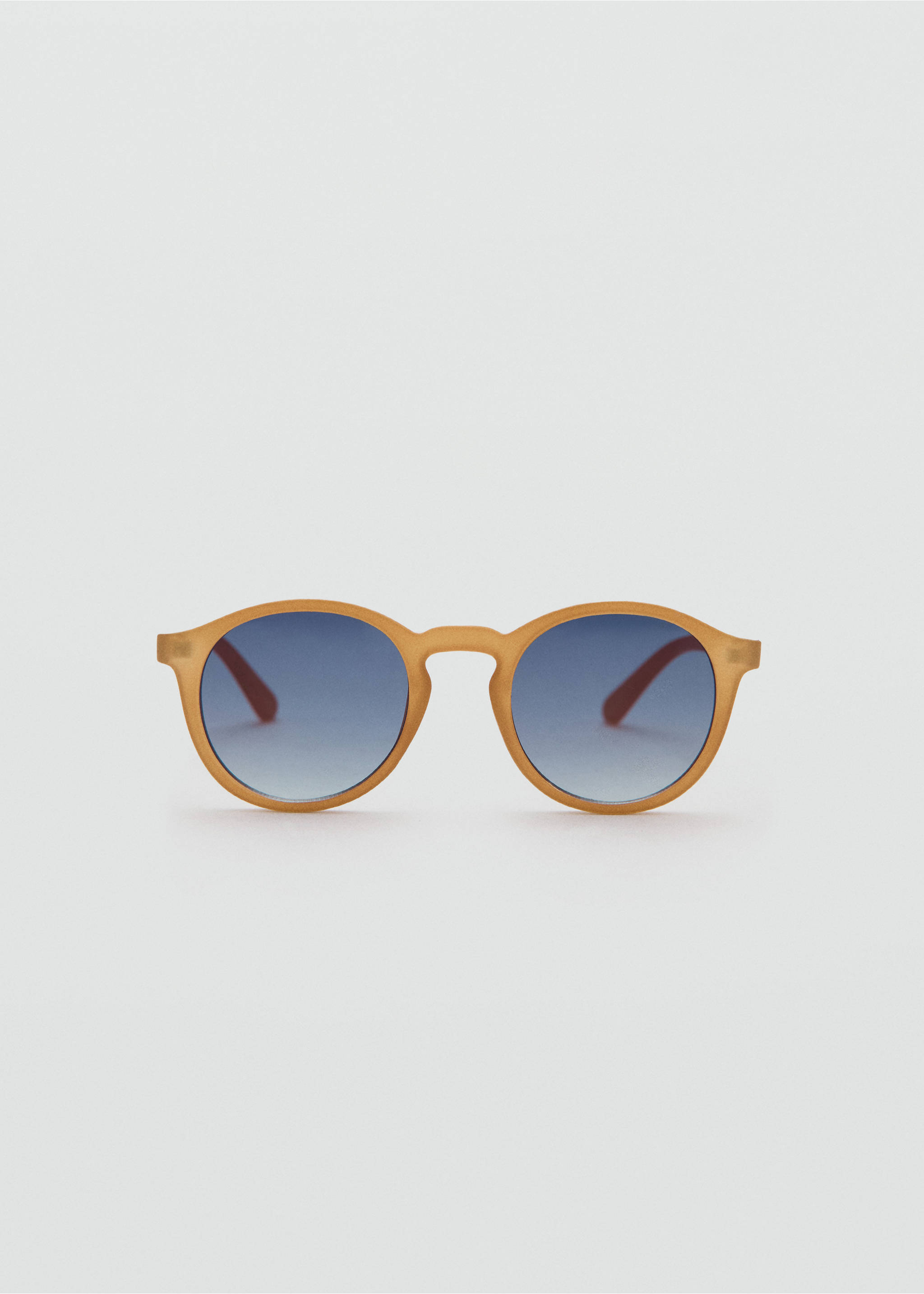 Round-framed sunglasses - Article without model, Mustard. Ref: 27002906-00.