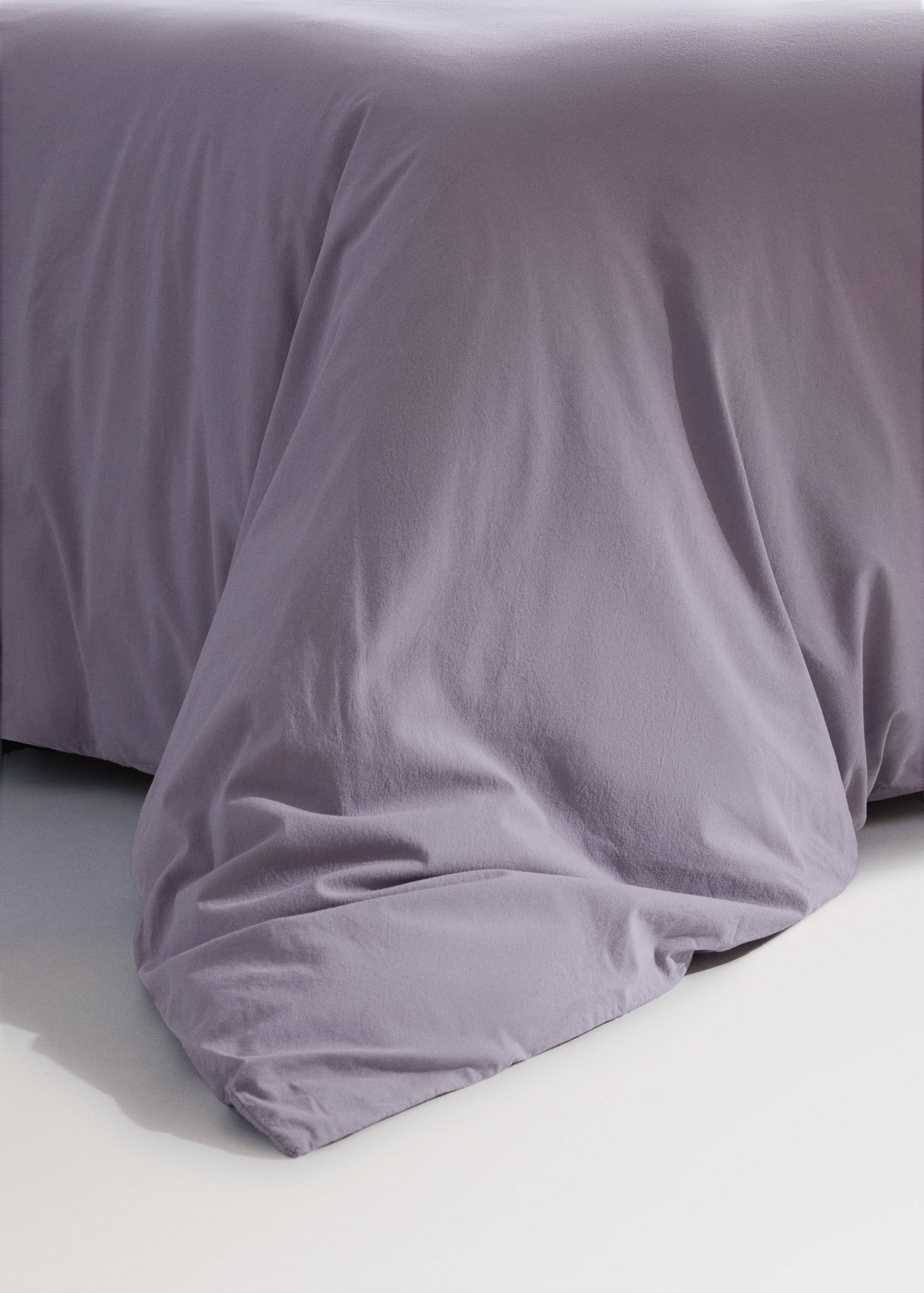 Garment-dyed cotton duvet cover for 150/160cm bed - Details of the article 8