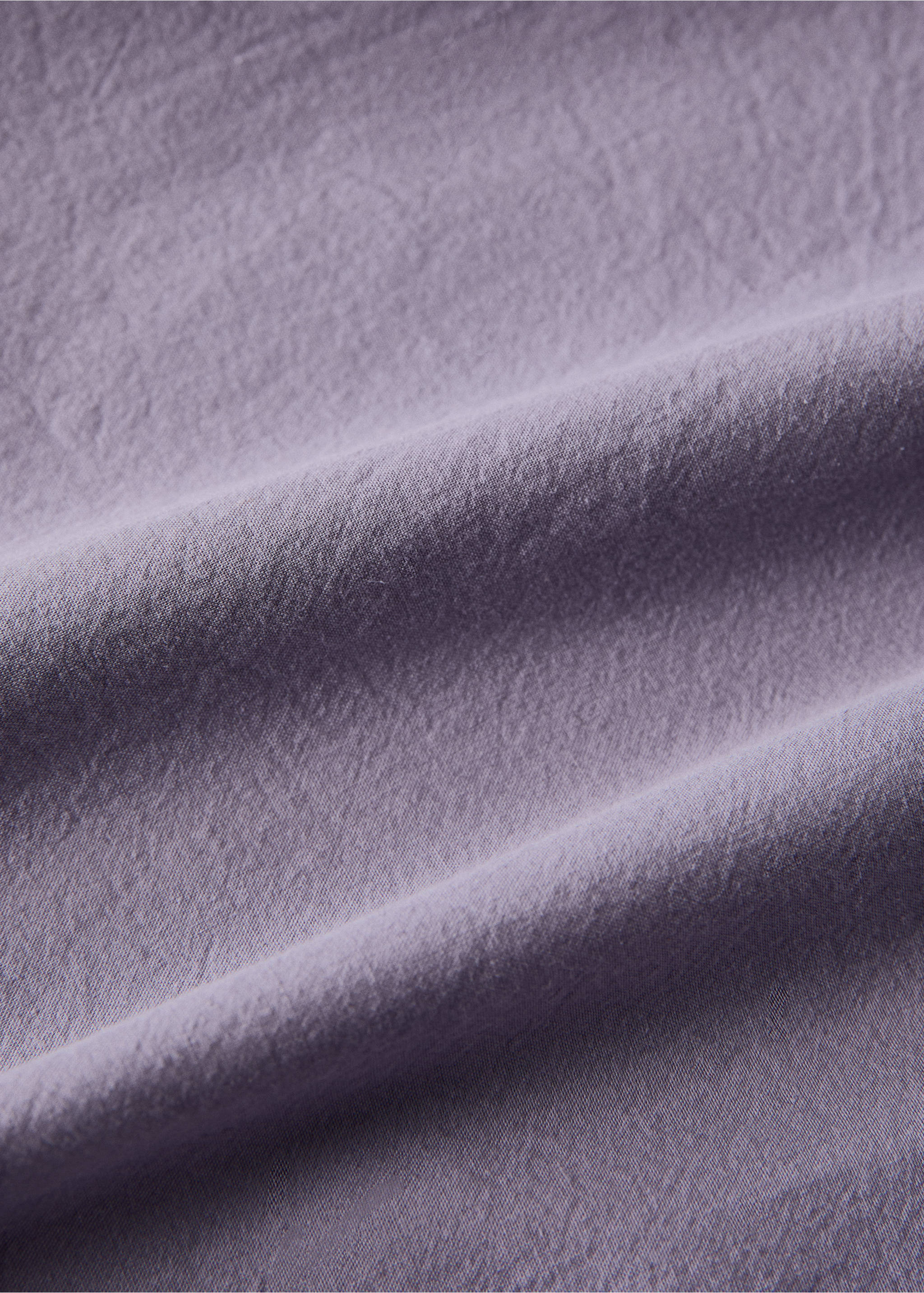 Garment-dyed cotton duvet cover for 150/160cm bed - Details of the article 1, Light/Pastel Purple. Ref: 27002920-00.