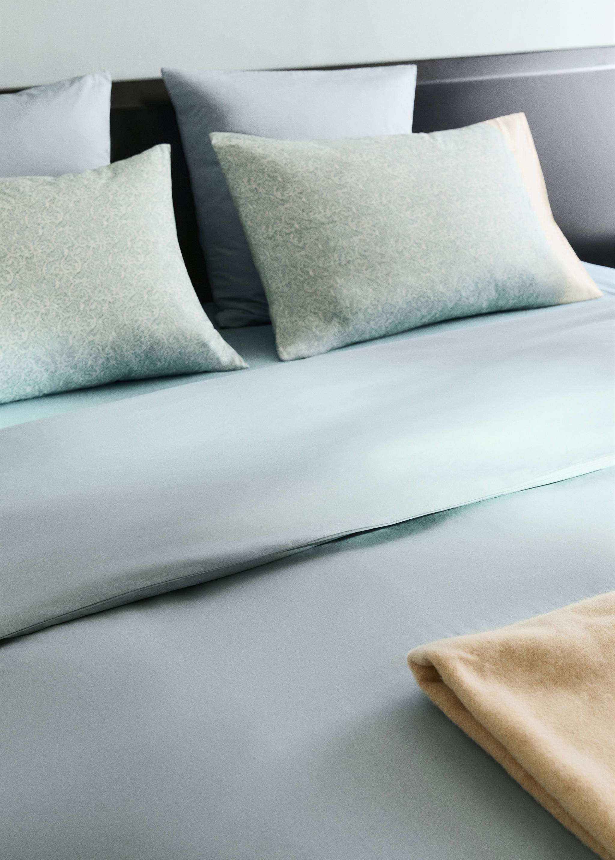 200-thread count percale cotton duvet cover for 135/140 cm bed - Details of the article 7
