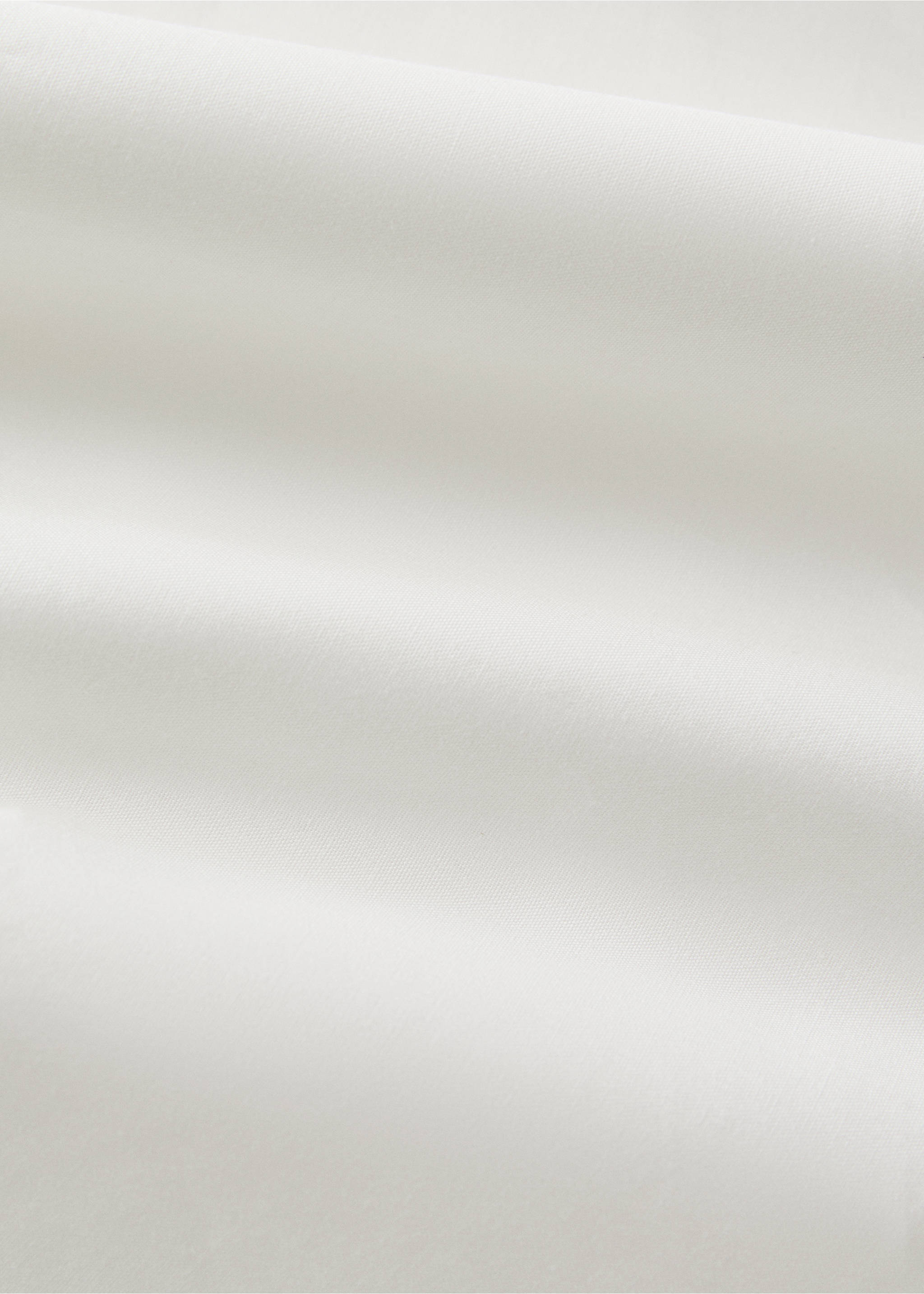 200-thread count percale cotton duvet cover for 150/160 cm bed - Details of the article 1, Ecru. Ref: 27002924-00.