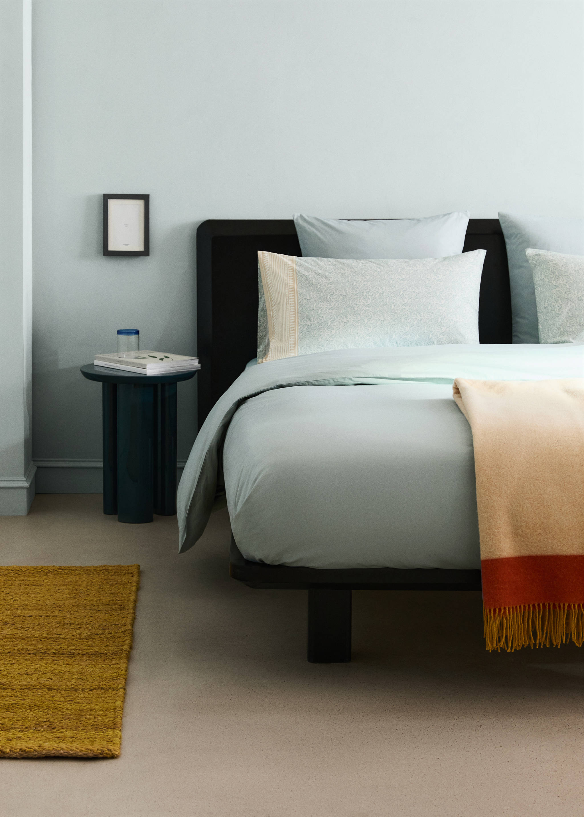 Perkal-Baumwolle Bettbezug 200 Fäden für Bett 150/160 cm - Allgemeine Ansicht