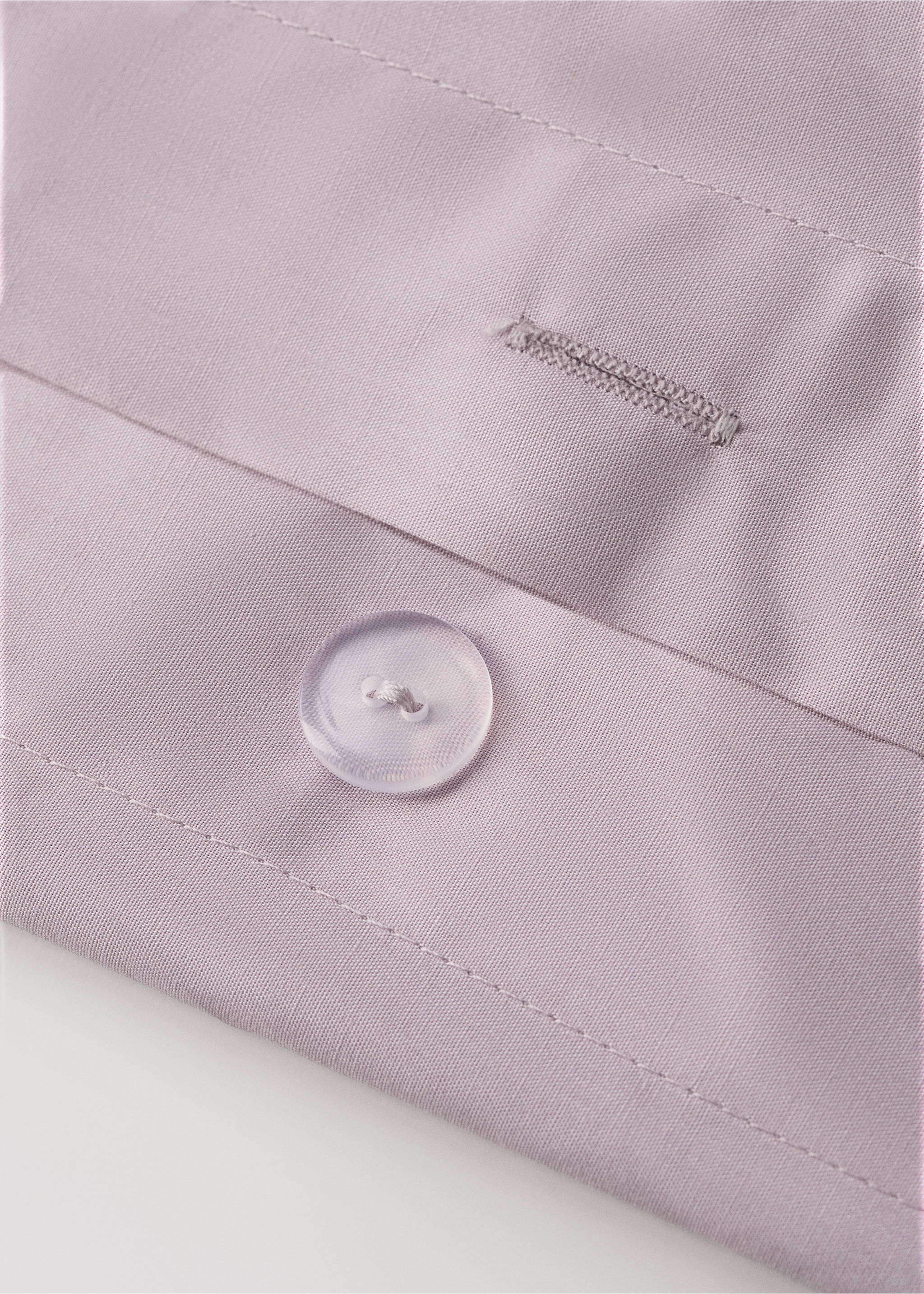 200-thread count percale cotton duvet cover for 150/160 cm bed - Details of the article 1, Light/Pastel Purple. Ref: 27002924-00.