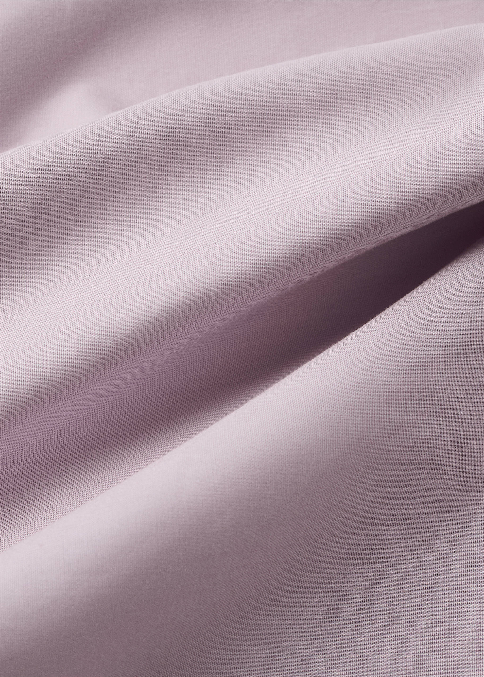 200-thread count percale cotton duvet cover for 150/160 cm bed - Details of the article 2, Light/Pastel Purple. Ref: 27002924-00.