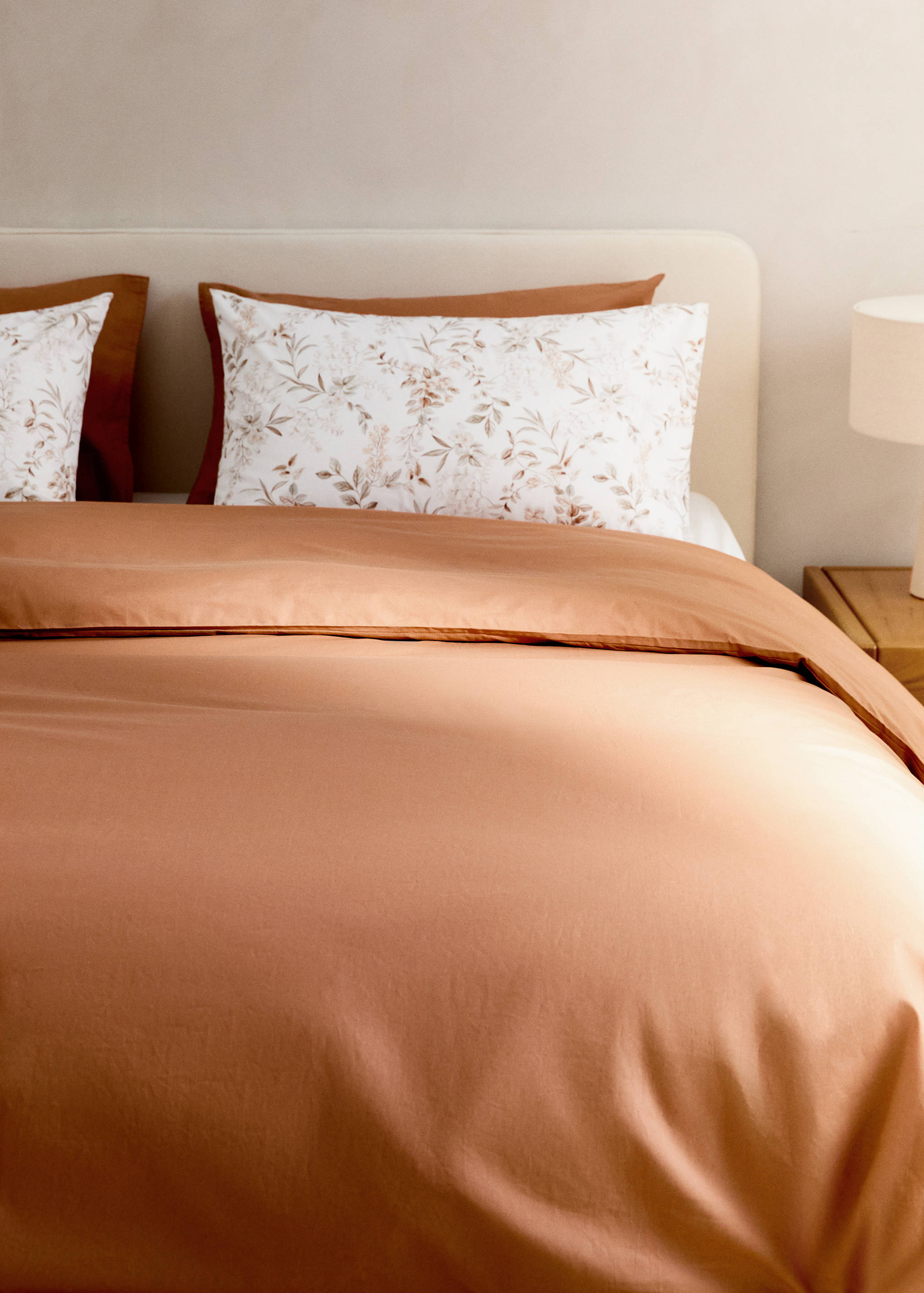 200-thread count percale cotton duvet cover for 180/200 cm bed - Details of the article 7