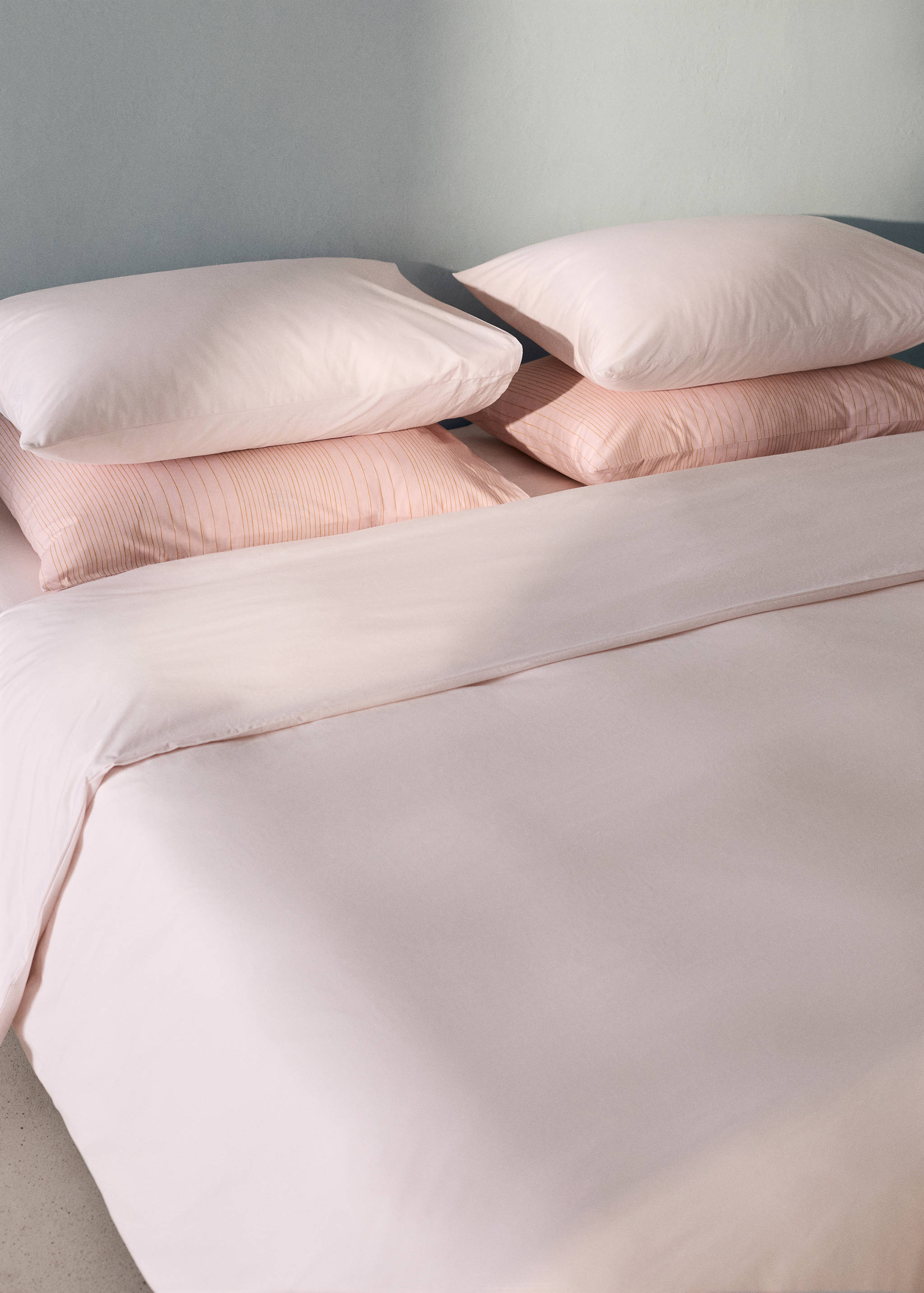 200-thread count percale cotton duvet cover for 180/200 cm bed - Details of the article 7
