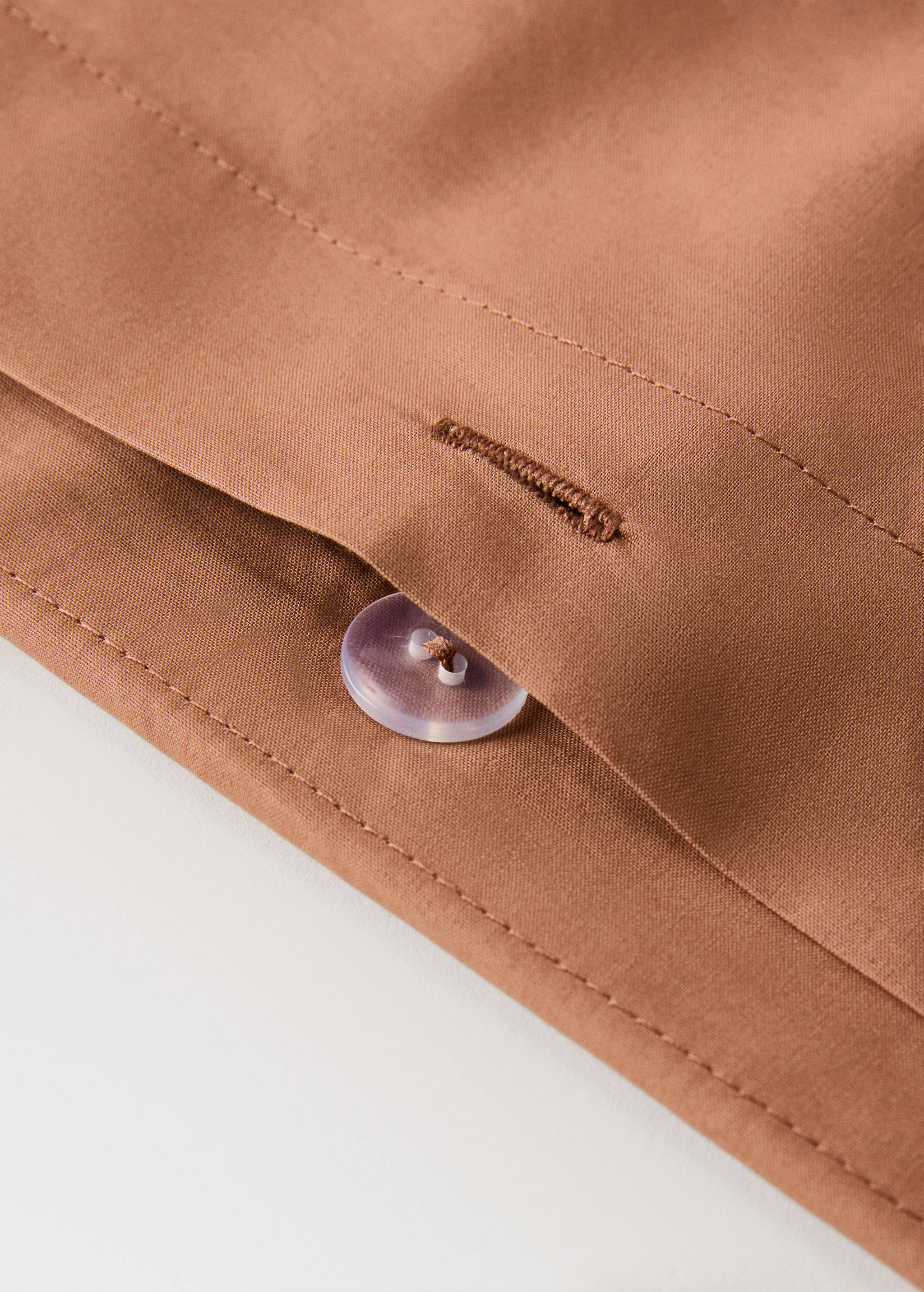 200-thread count percale cotton duvet cover for 200 cm bed - Details of the article 1