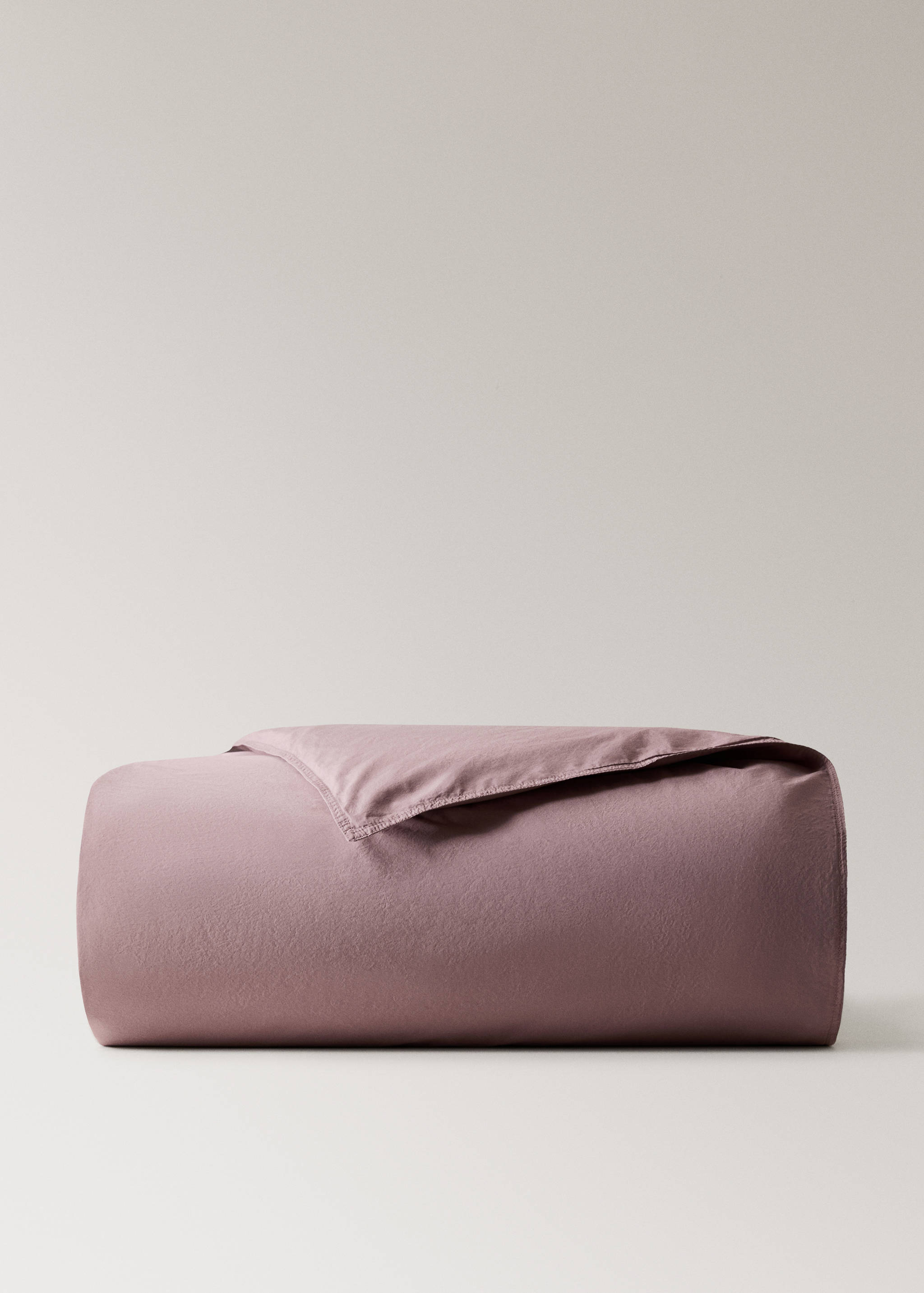 Housse de couette double surpiqûre 300 fils coton lit 90 cm - Article sans modèle