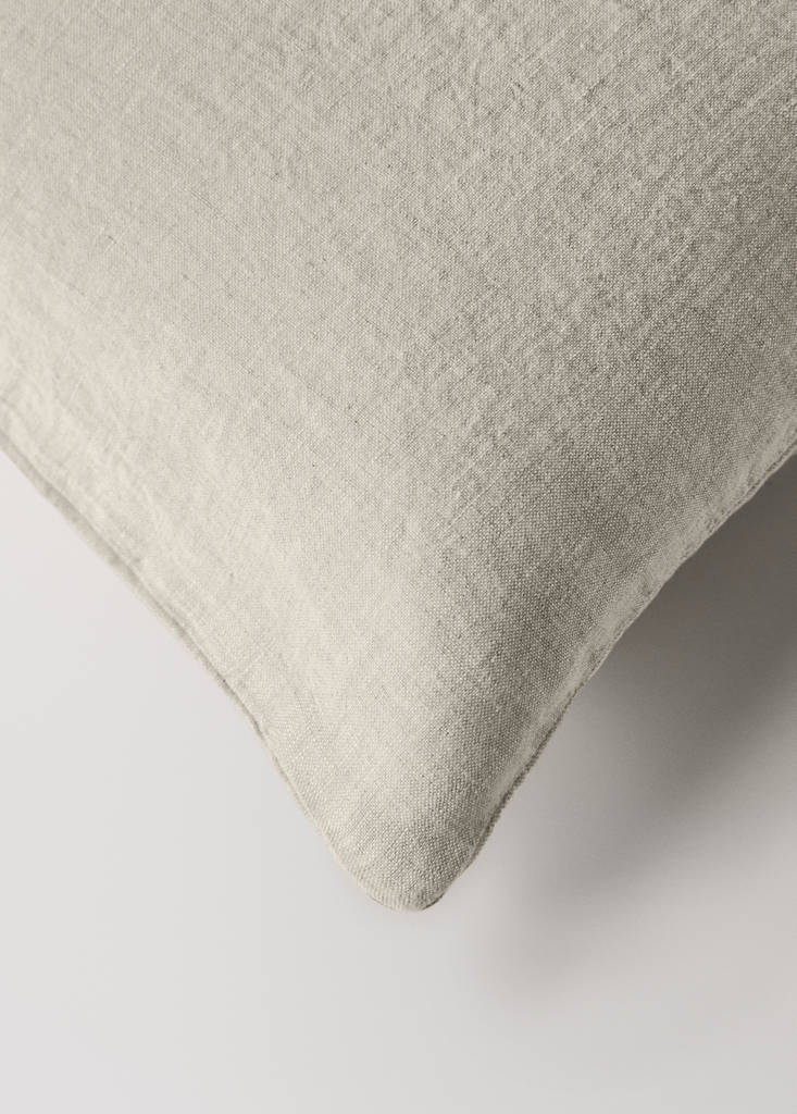 Washed linen duvet cover for 150/160 cm bed — Sand