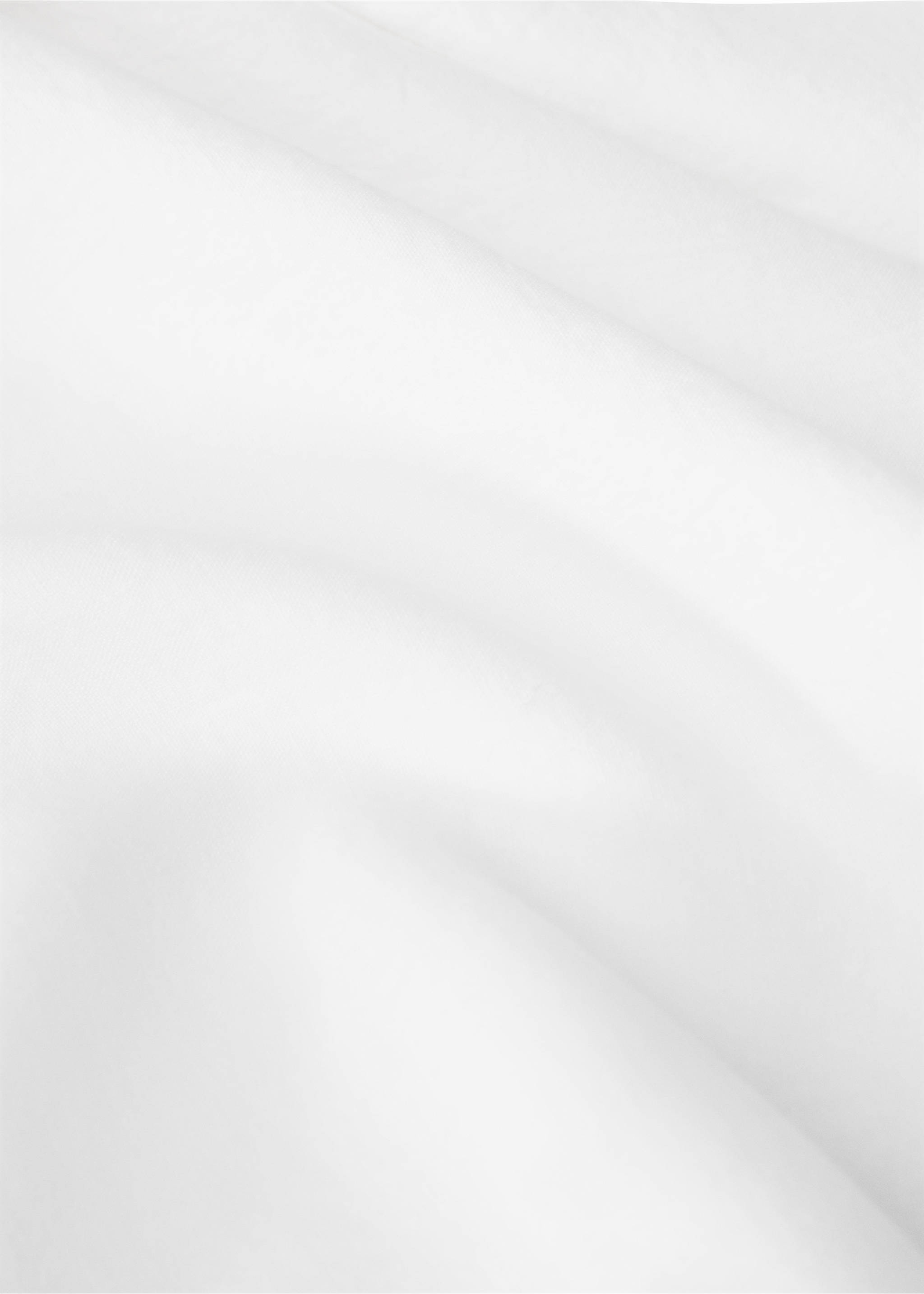 Washed linen duvet cover for 180/200 cm bed - Details of the article 2, White. Ref: 27002947-00.