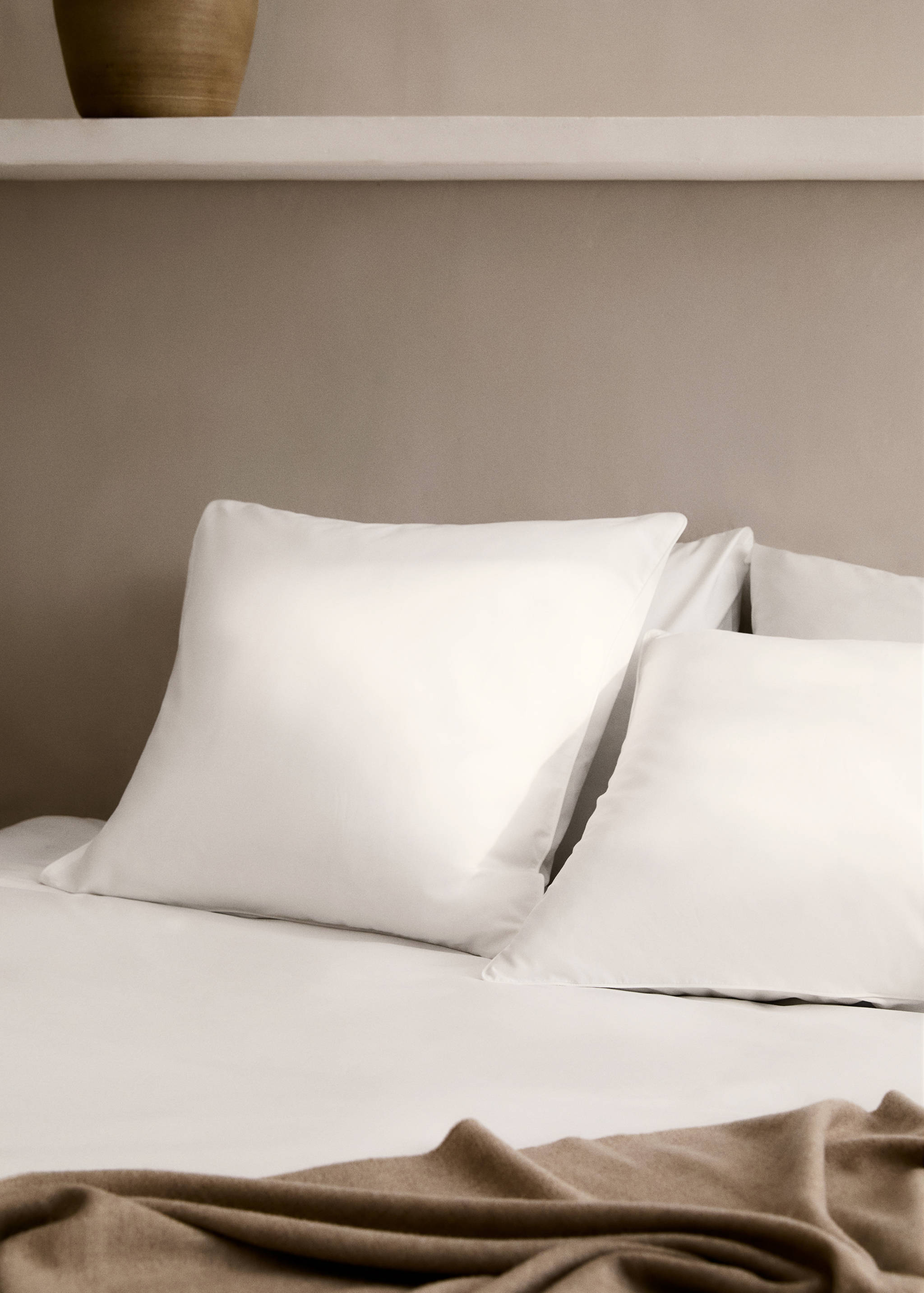500 threads cotton percale duvet cover King bed - Details of the article 6