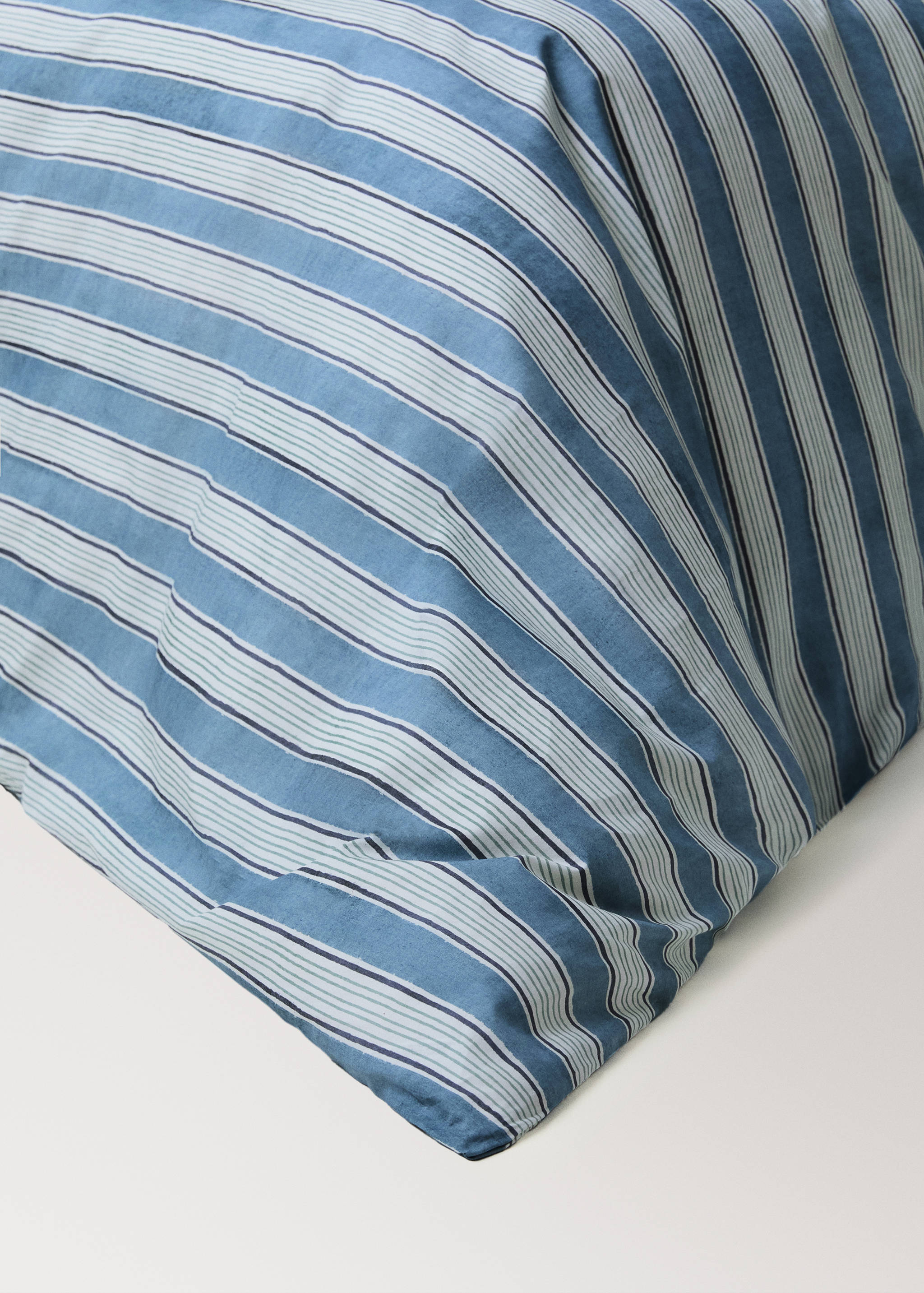 Watercolour Wide Stripes Duvet Cover for Bed 180/200 cm - Details of the article 8