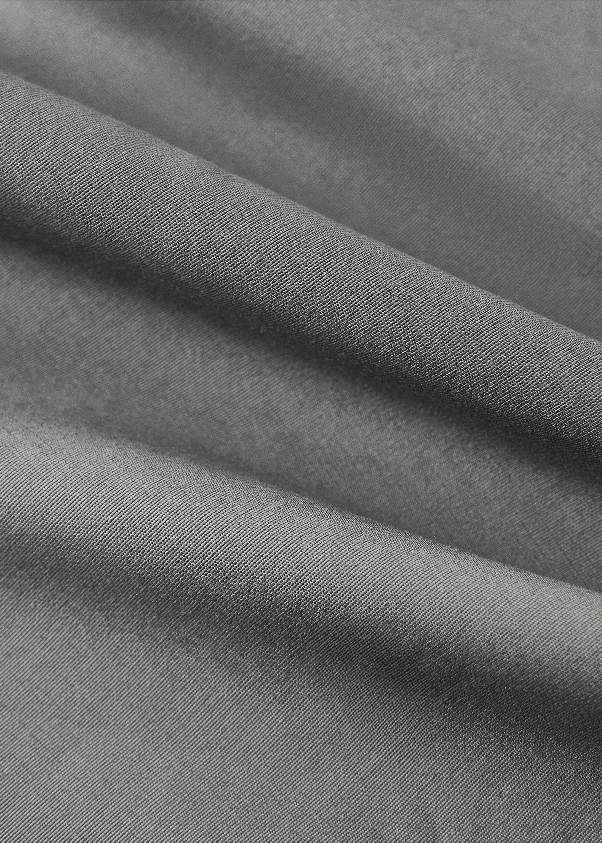 500 thread count percale cotton duvet cover for a 200 cm bed - Details of the article 1, Grey. Ref: 27002994-00.
