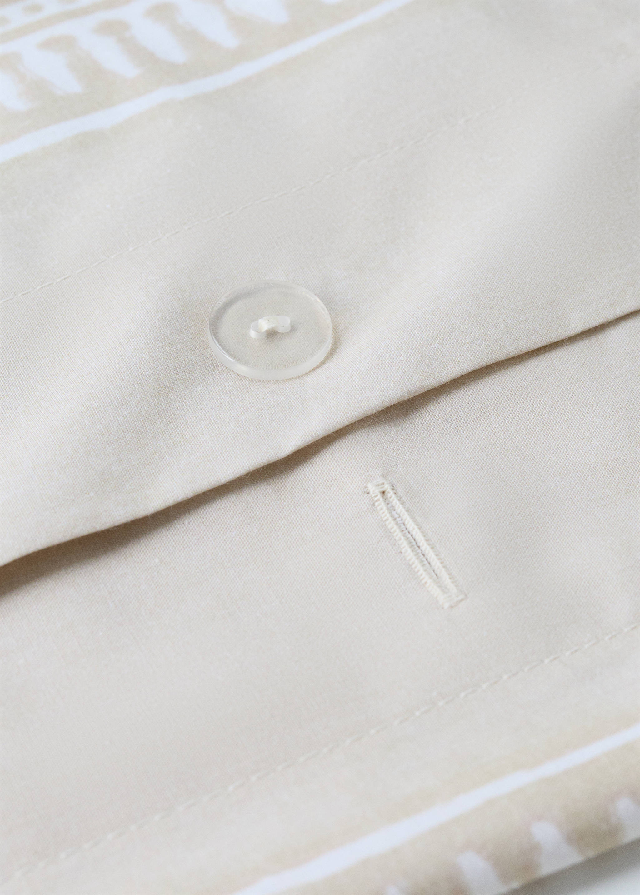 Housse de couette percale fleur décorative frise rayures Lit 90 cm - Détail de l'article 2