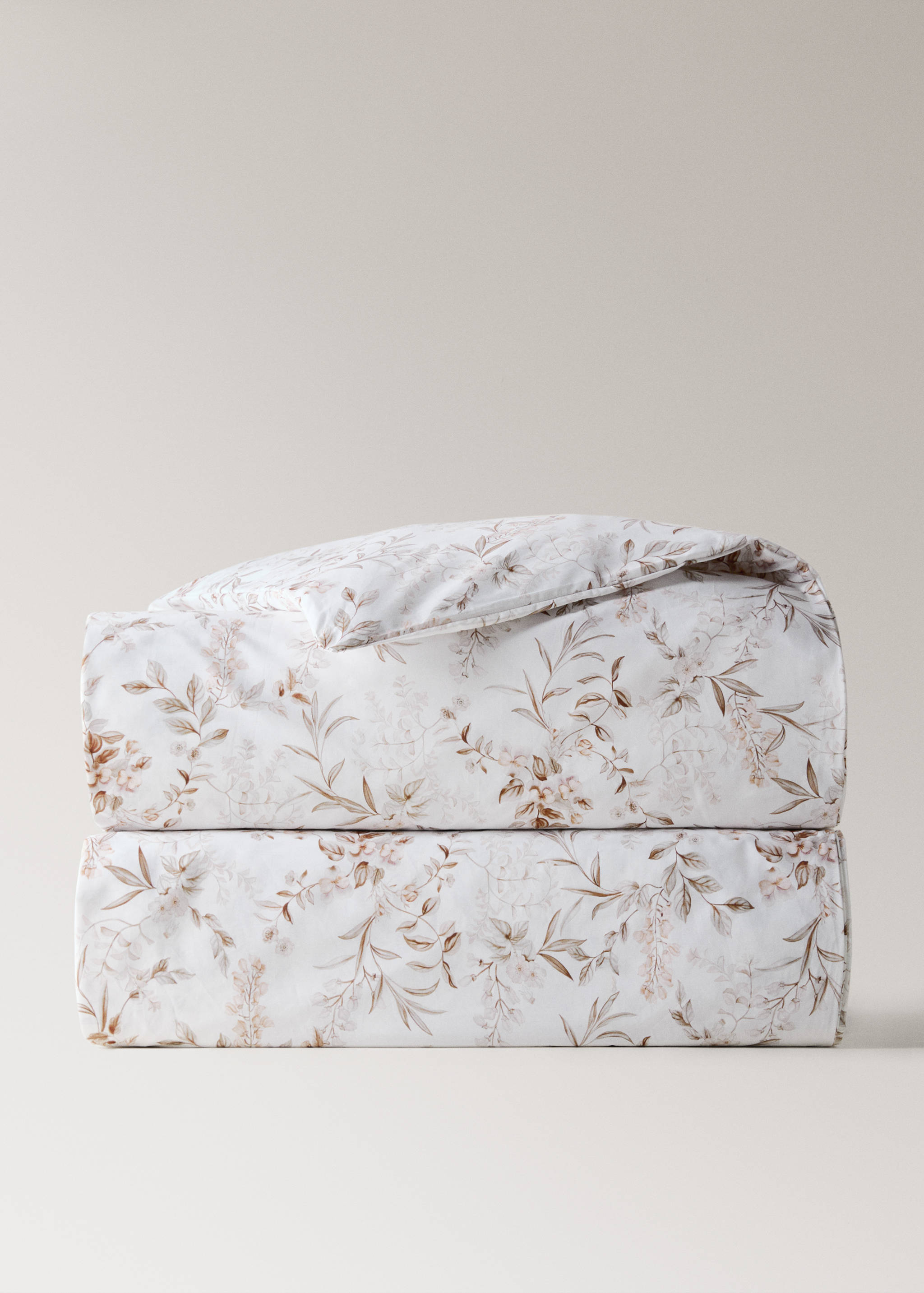 Capa de edredão com estampado flores de jardim Cama 180/200 cm - Artigo sem modelo