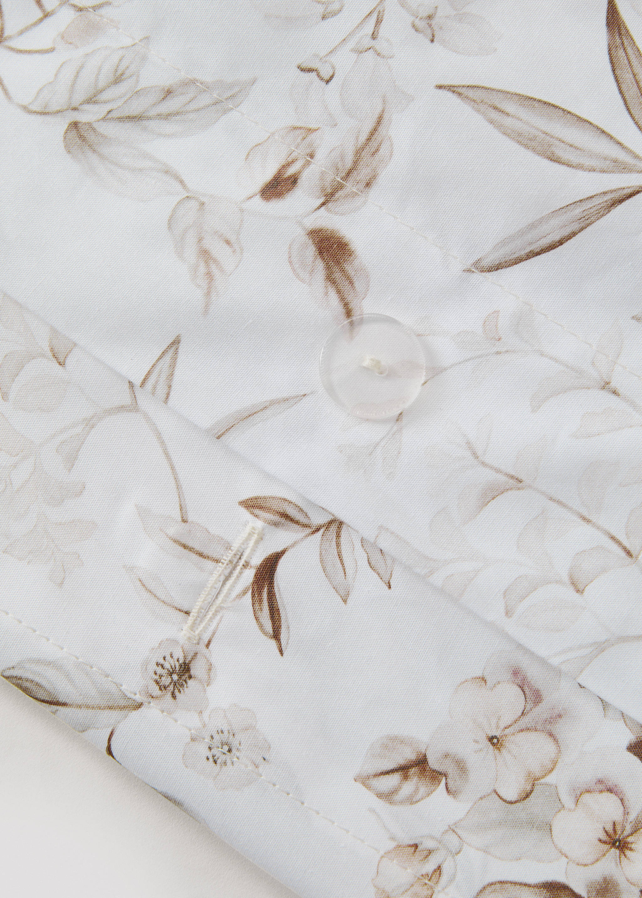 Capa de edredão com estampado flores de jardim Cama 180/200 cm - Pormenor do artigo 2