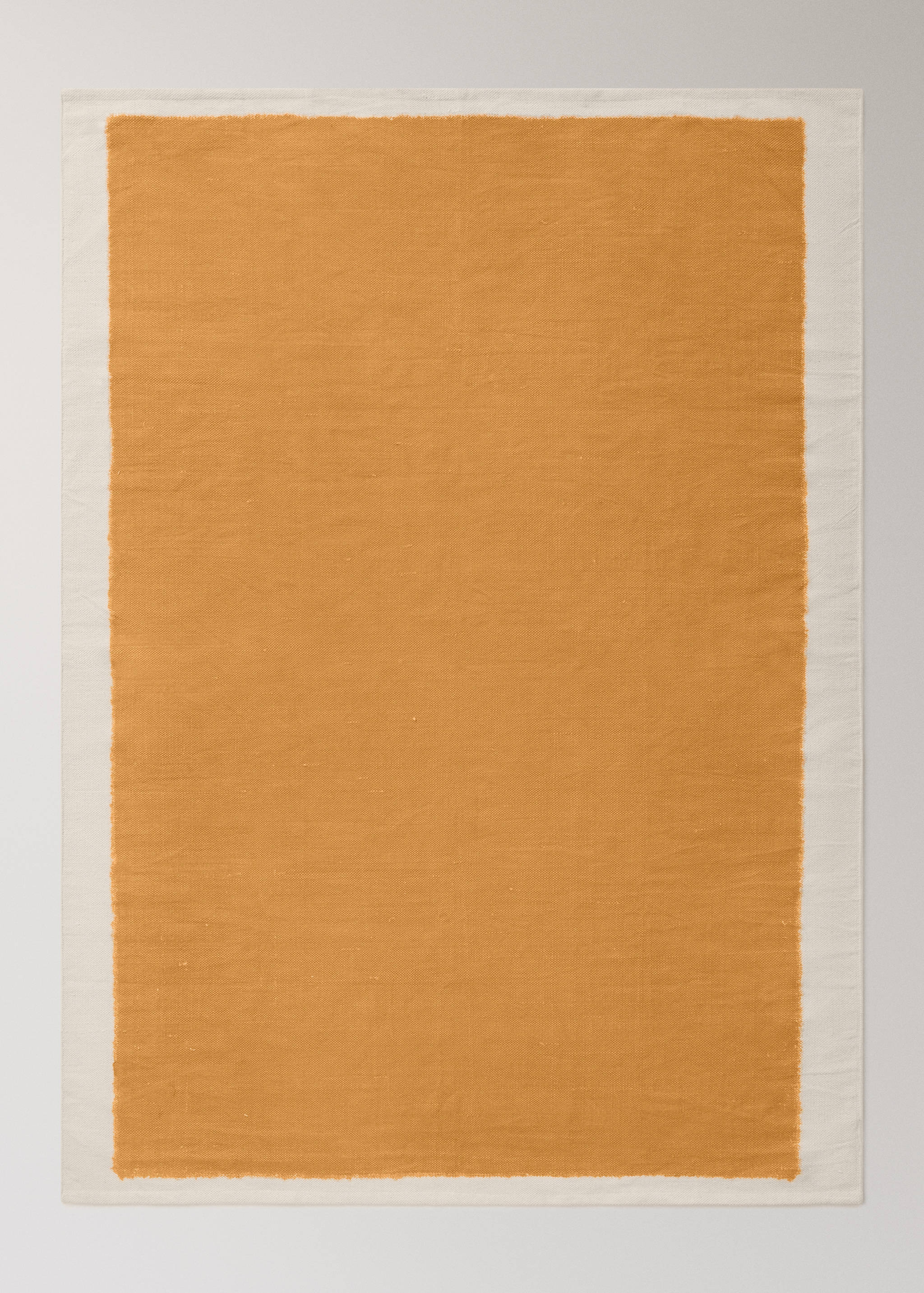 Bicolour printed cotton carpet - Article without model