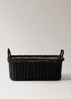 Two-handled paper basket — Black 5