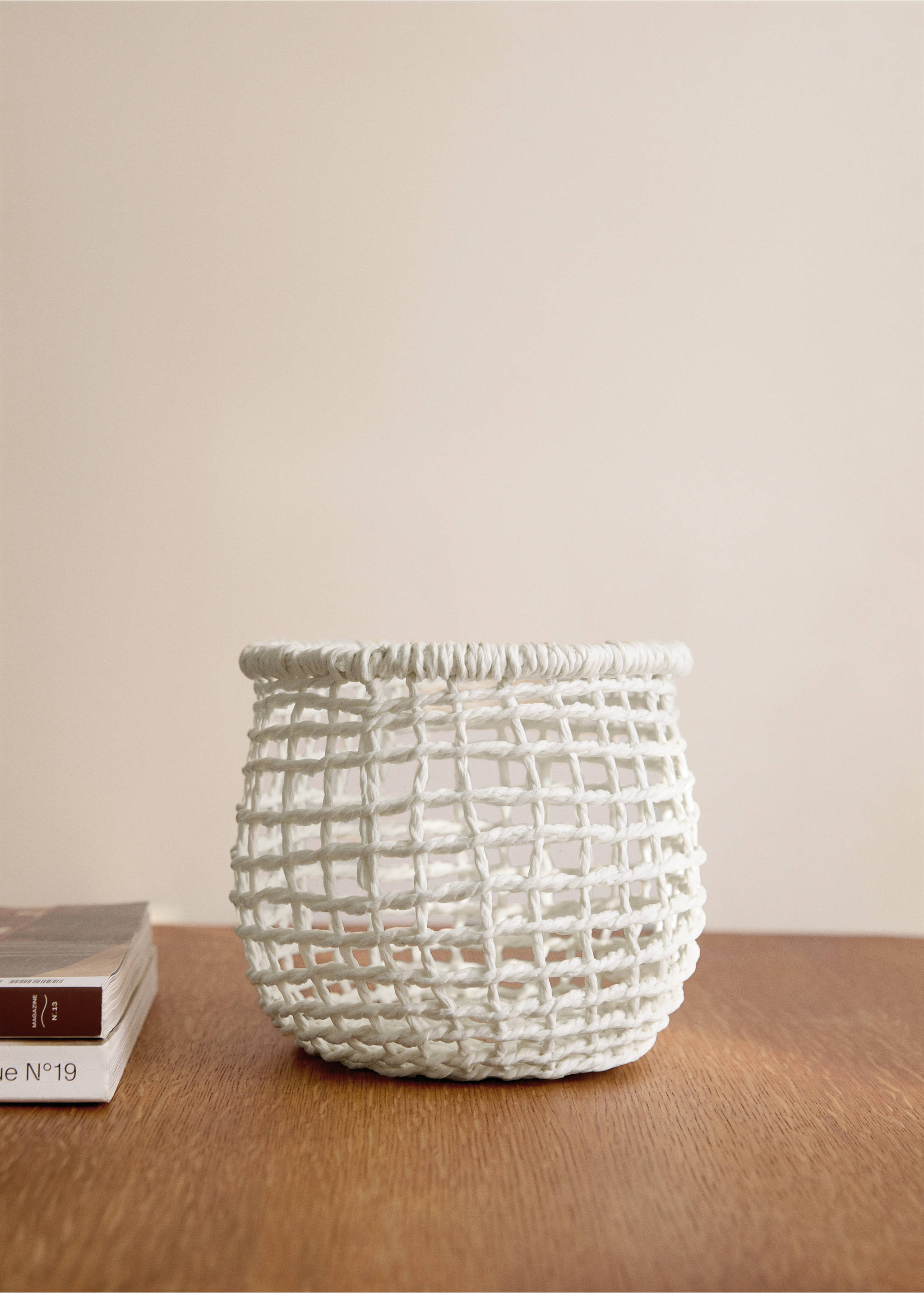 Toilet roll basket - General plane, White. Ref: 27003295-00.