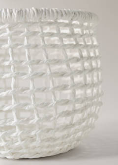 Toilet roll basket — White 3