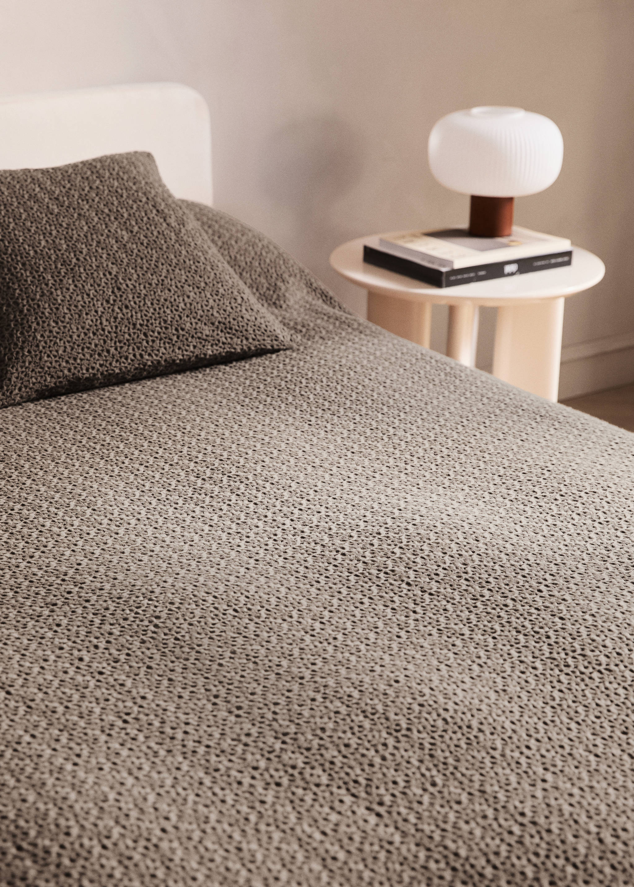 Waffle cotton garment-dyed bedspread 180/200 cm - Details of the article 7
