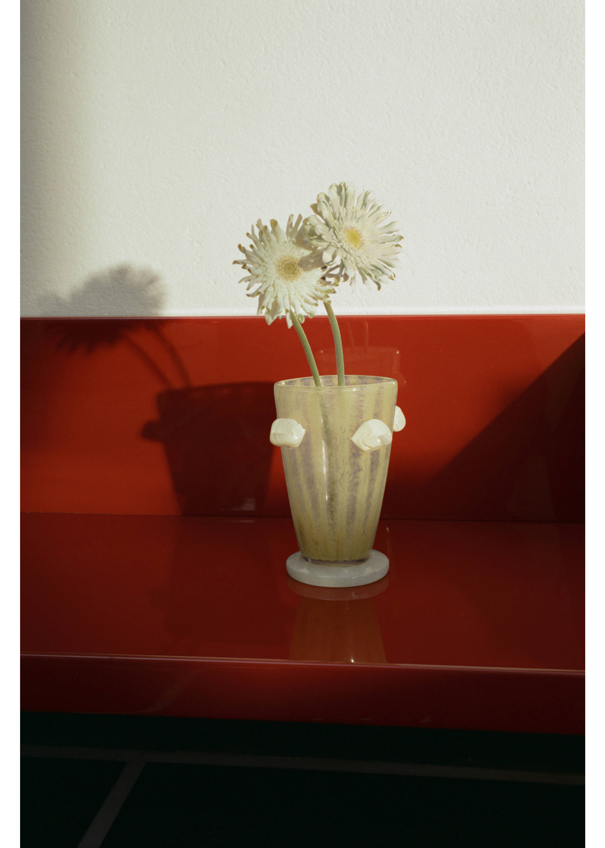 Kolorowy wazon z dmuchanego szkła - Szczegóły artykułu 6, Pastelowa zieleń. Ref: 27003311-00.