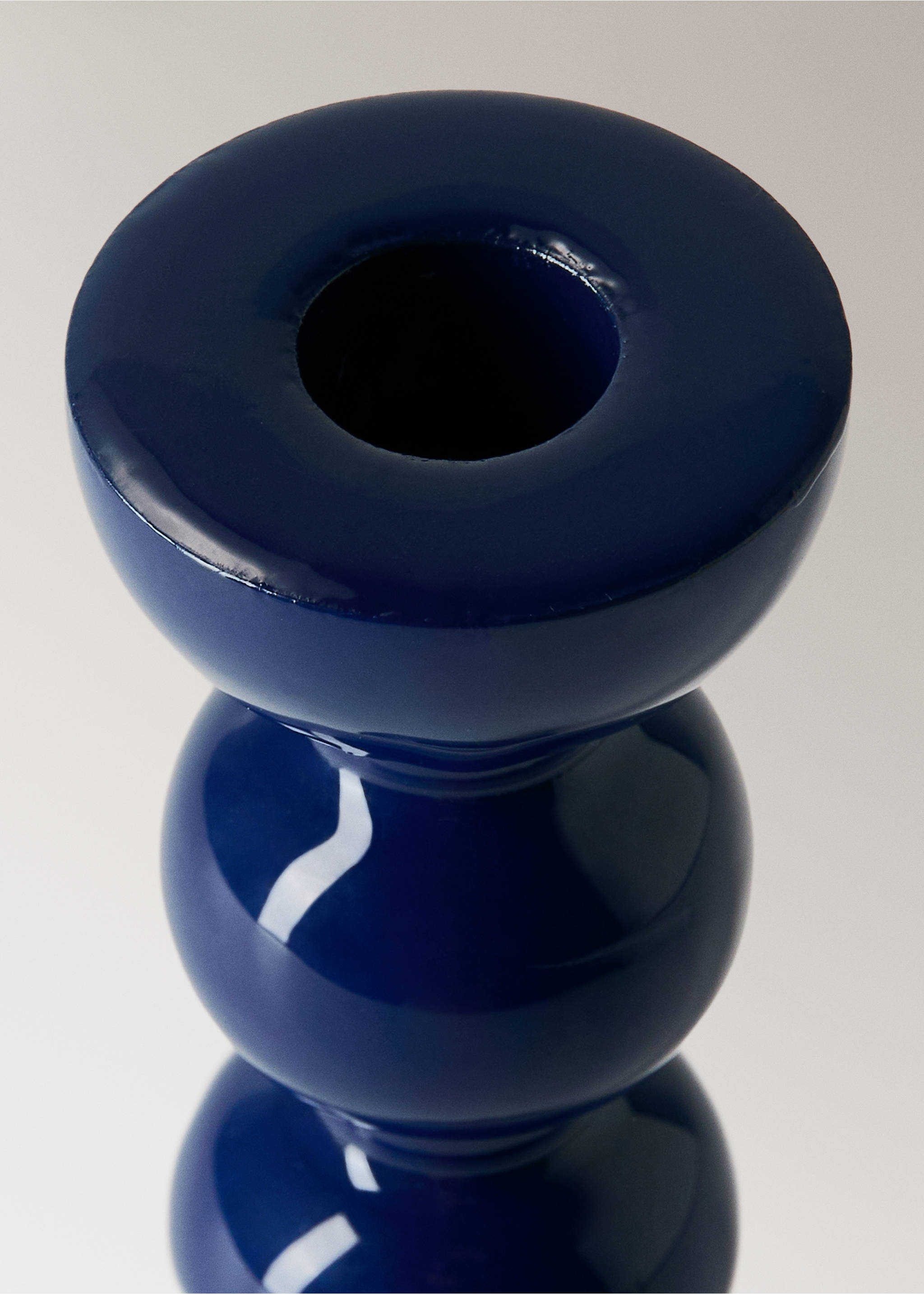 Tall metal candelabra - Details of the article 1, Light/Pastel Grey. Ref: 27003320-00.