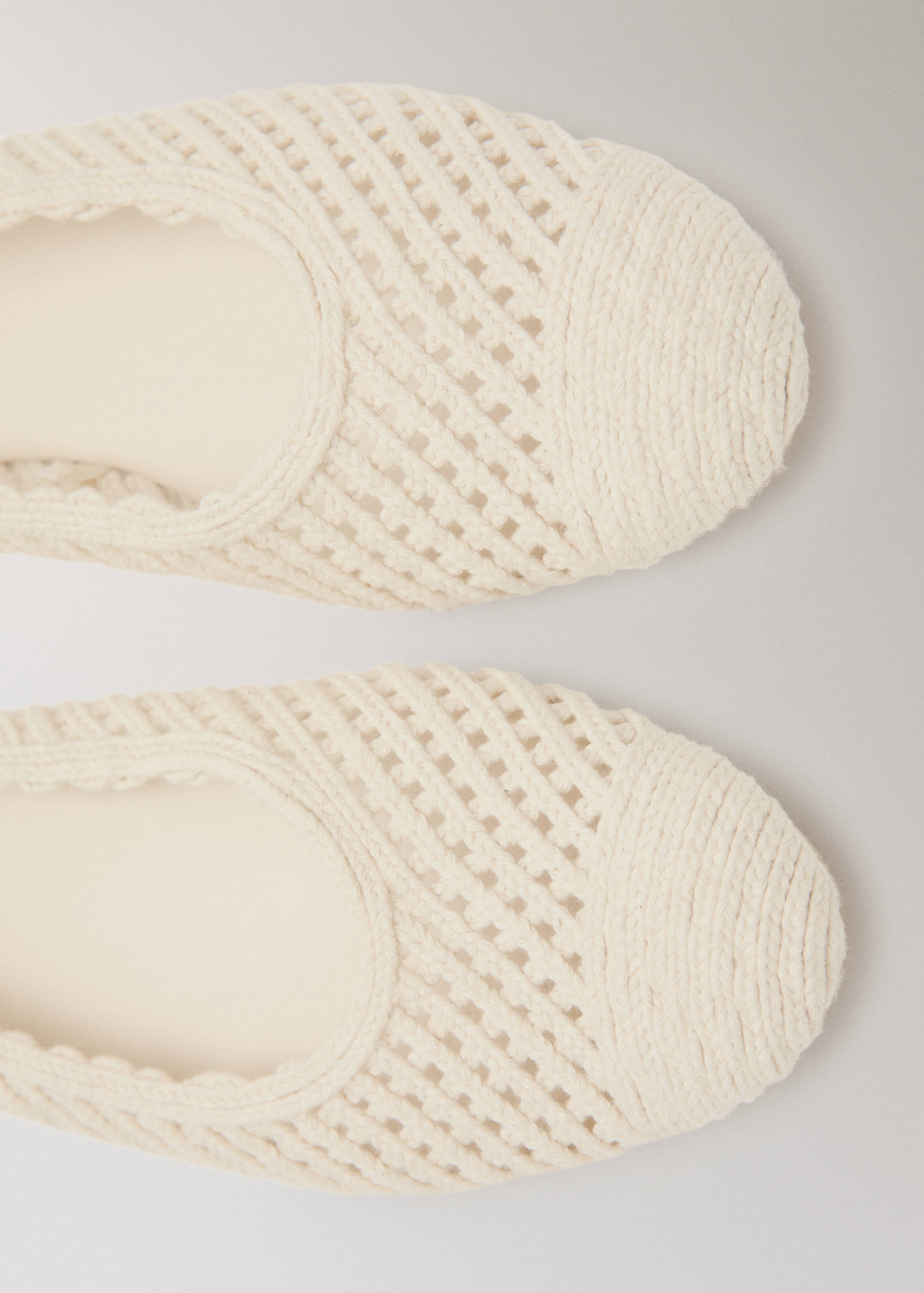 Woven strap ballerina flat - Details of the article 1
