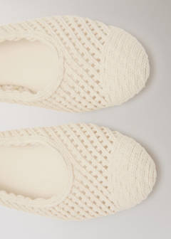 Woven strap ballerina flat — Off White 2