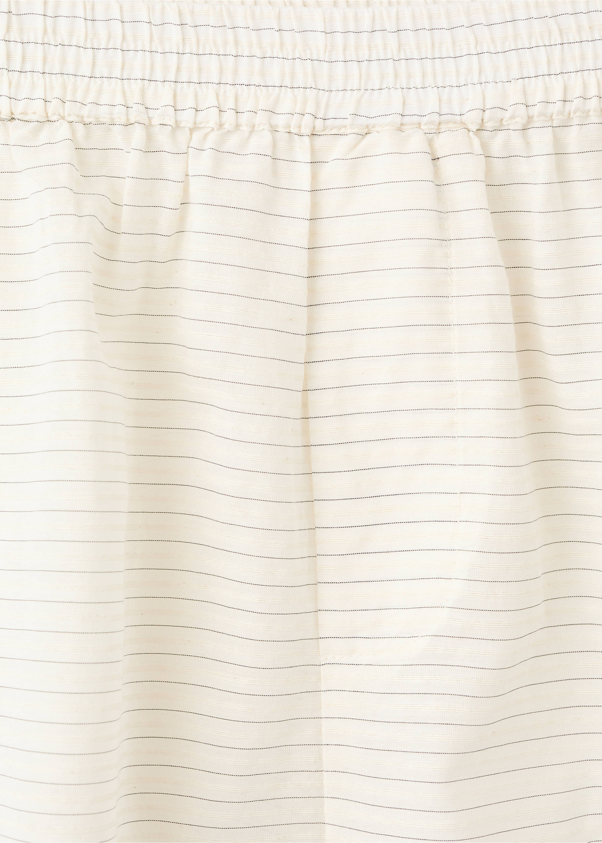 Shorts pijama ratlles - Detall de l'article 8, Blanc. Ref: 27003332-00.