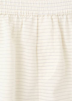 Striped pyjama shorts — White 7