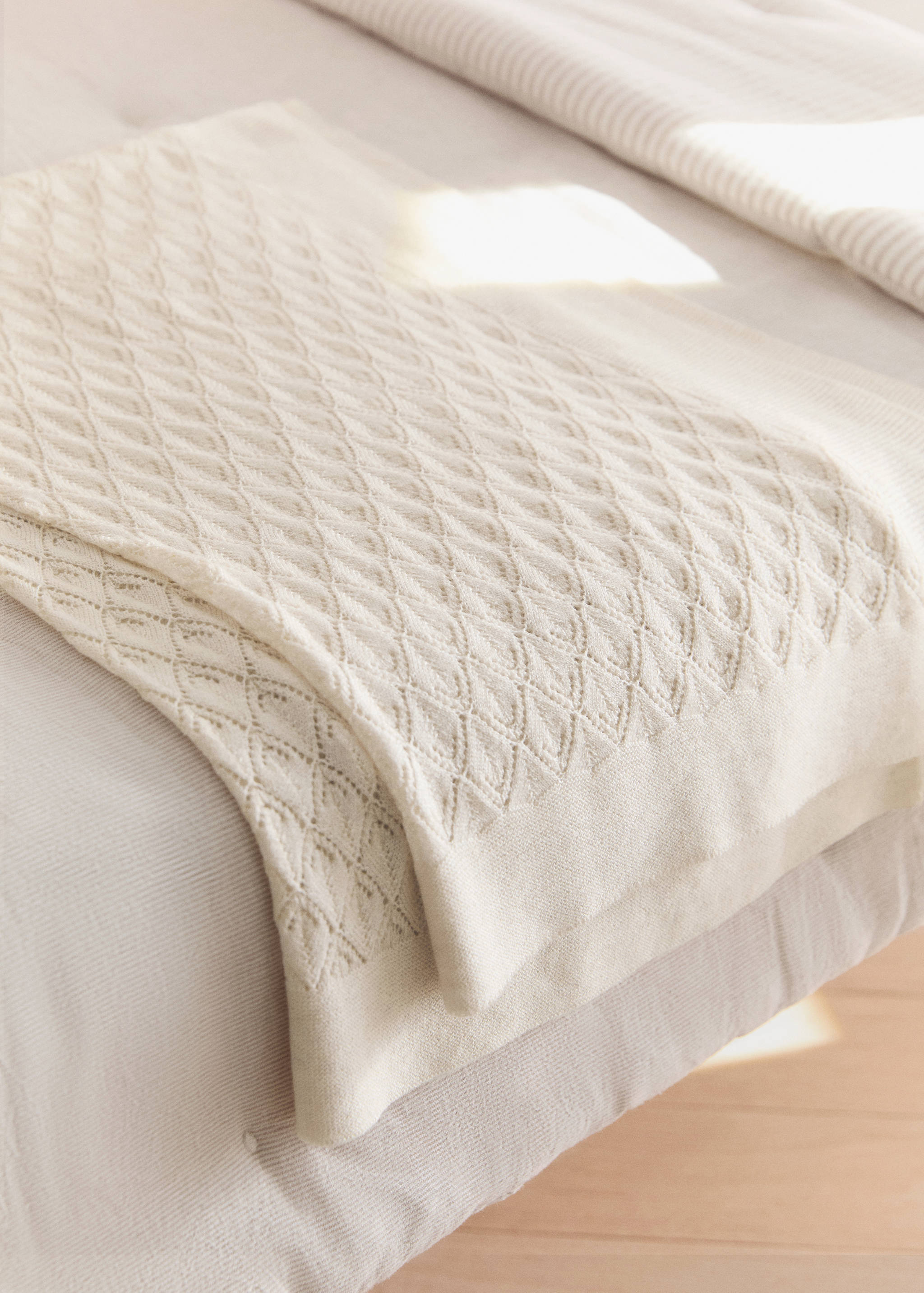 Manta infantil suave rombos - Plano general