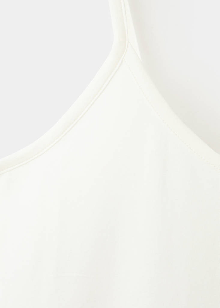Light cotton nightdress — Ivory White
