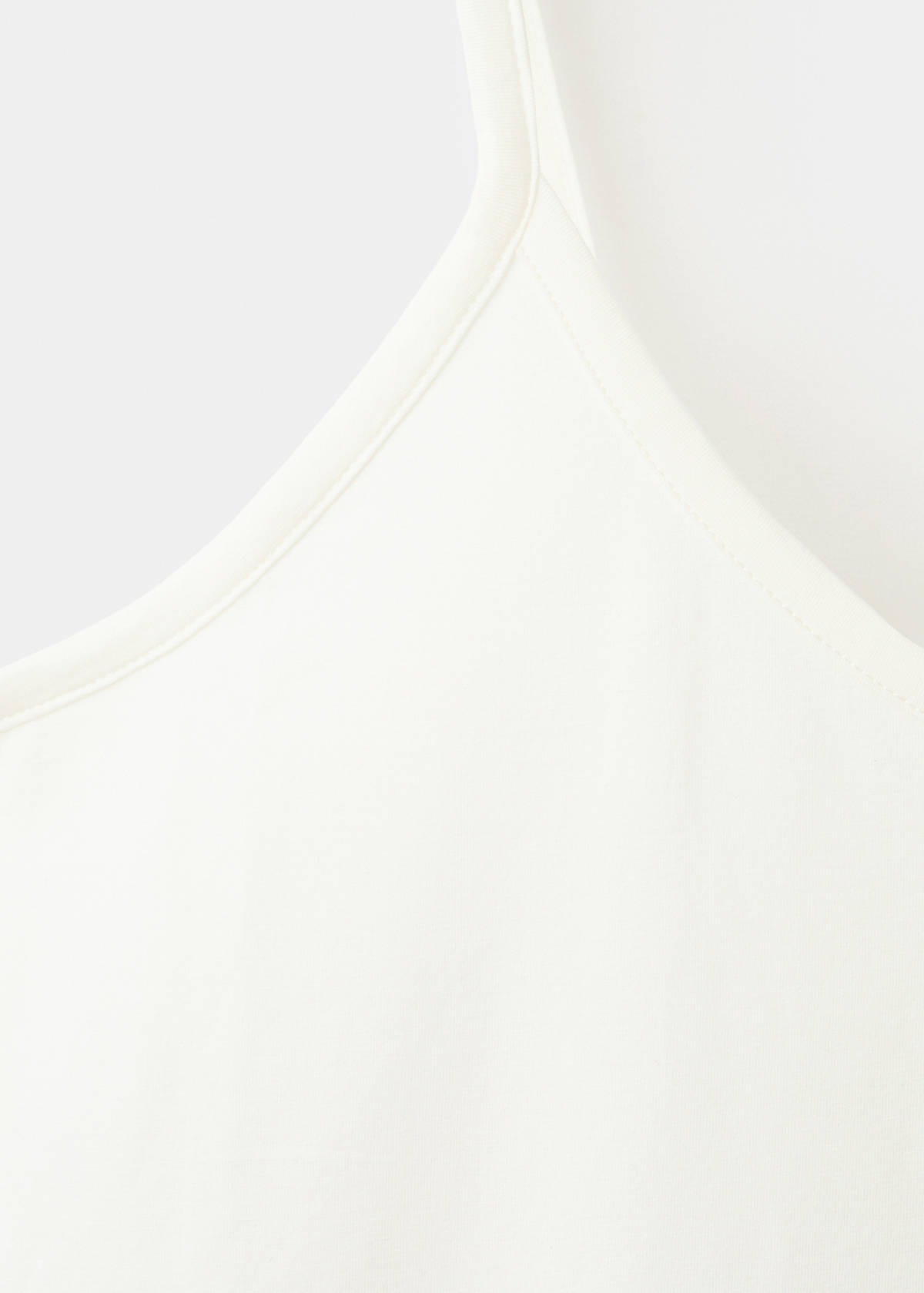 Light cotton nightdress — Ivory White