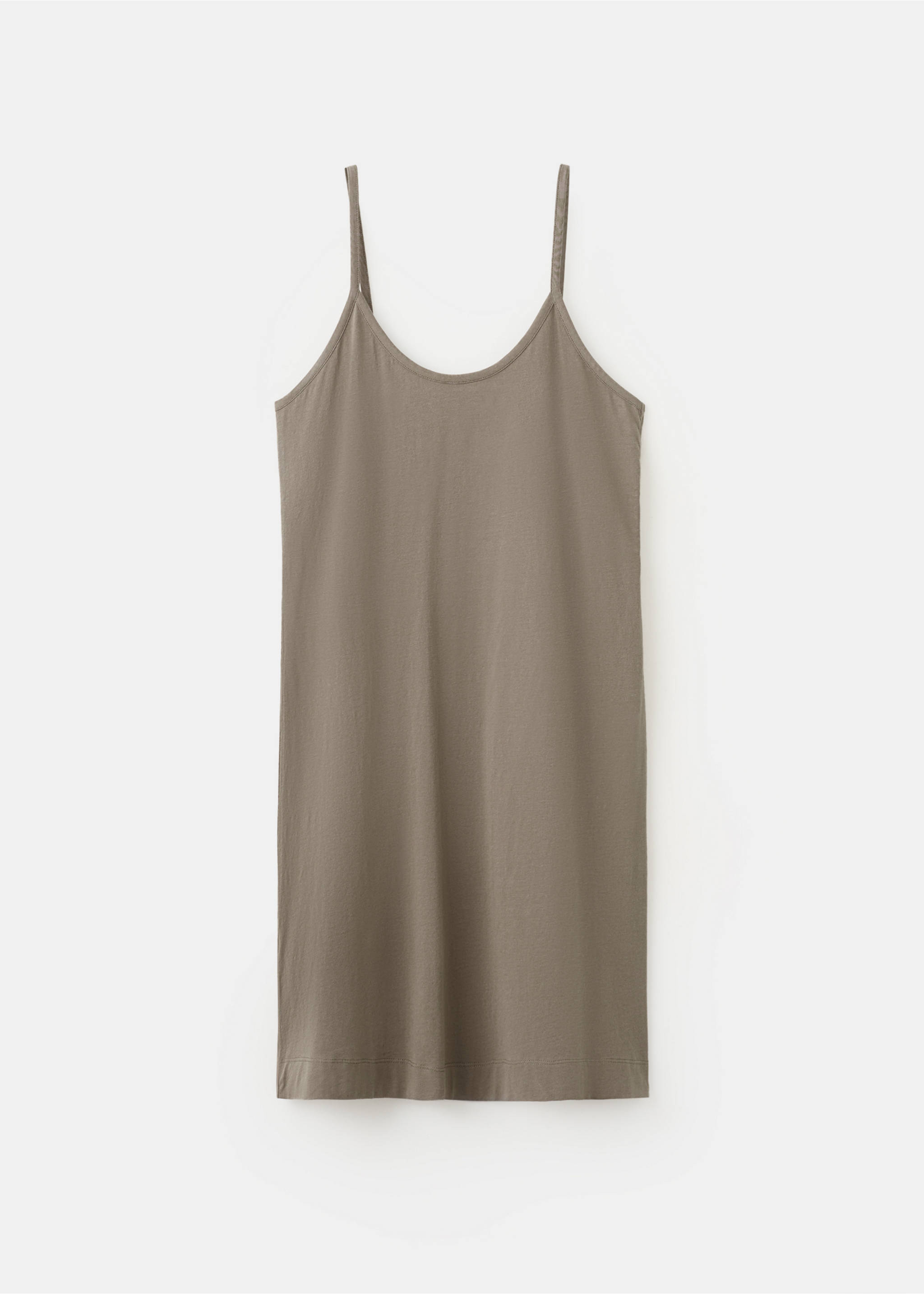 Light cotton nightdress - Article without model, Medium Brown. Ref: 27003338-00.