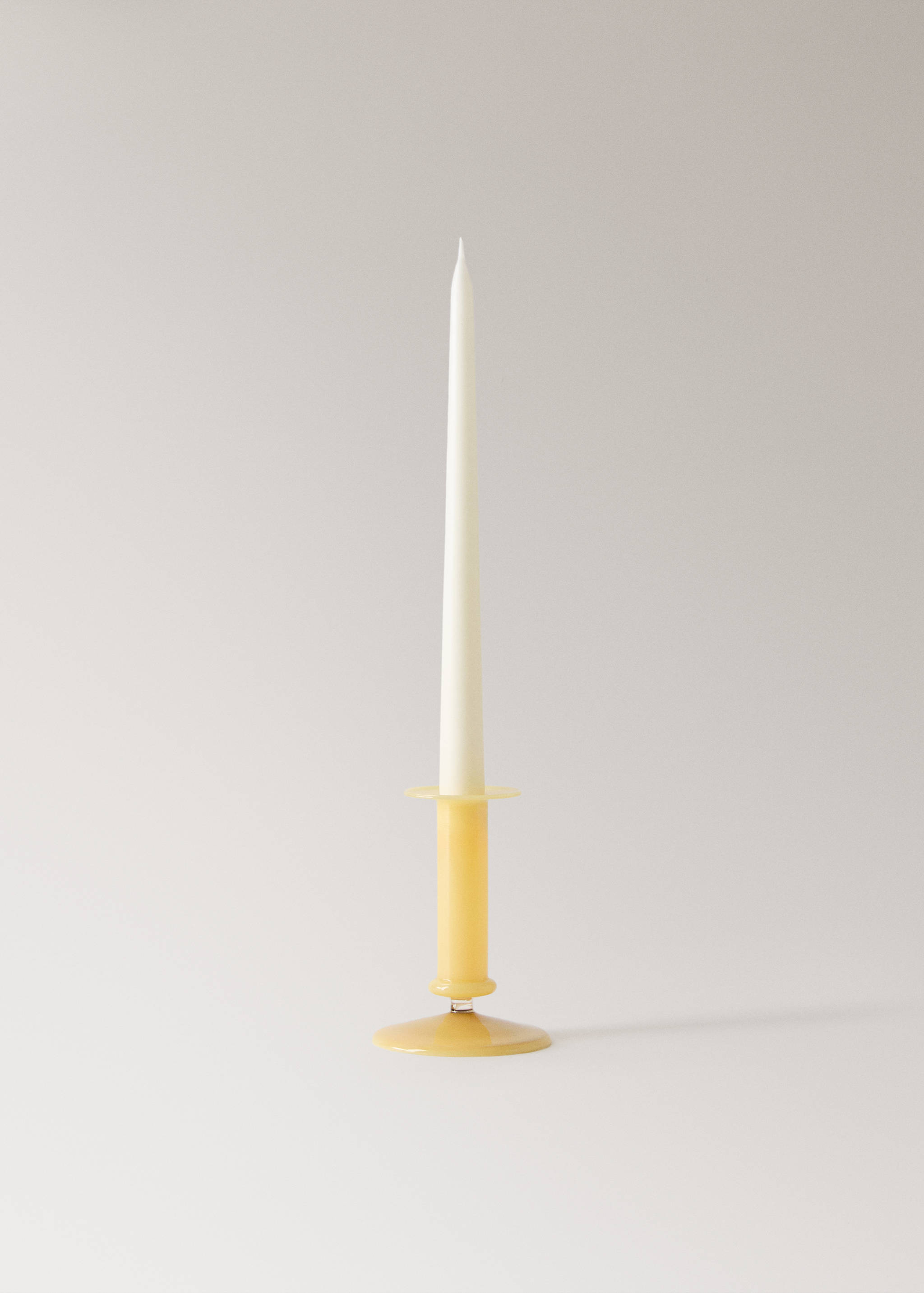 Medium coloured borosilicate candelabrum - Details of the article 3