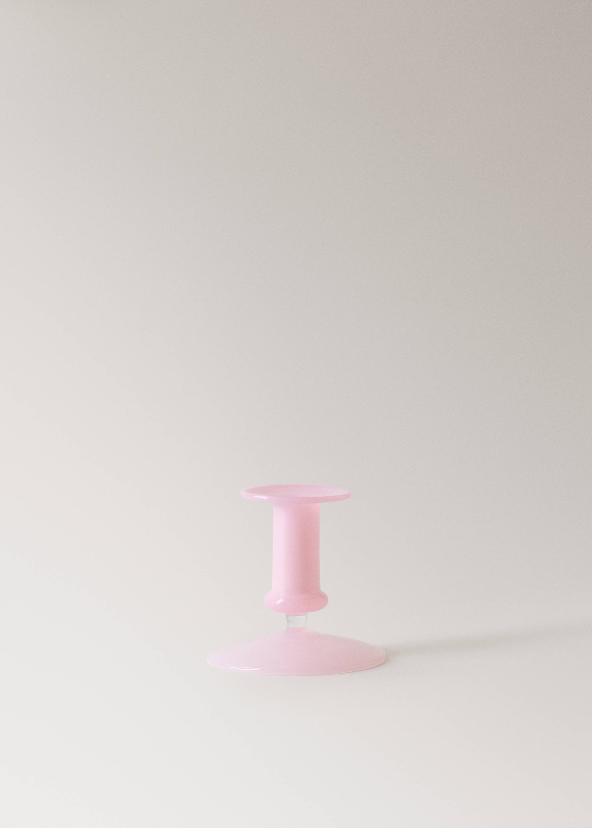 Small coloured borosilicate candelabrum - Article without model