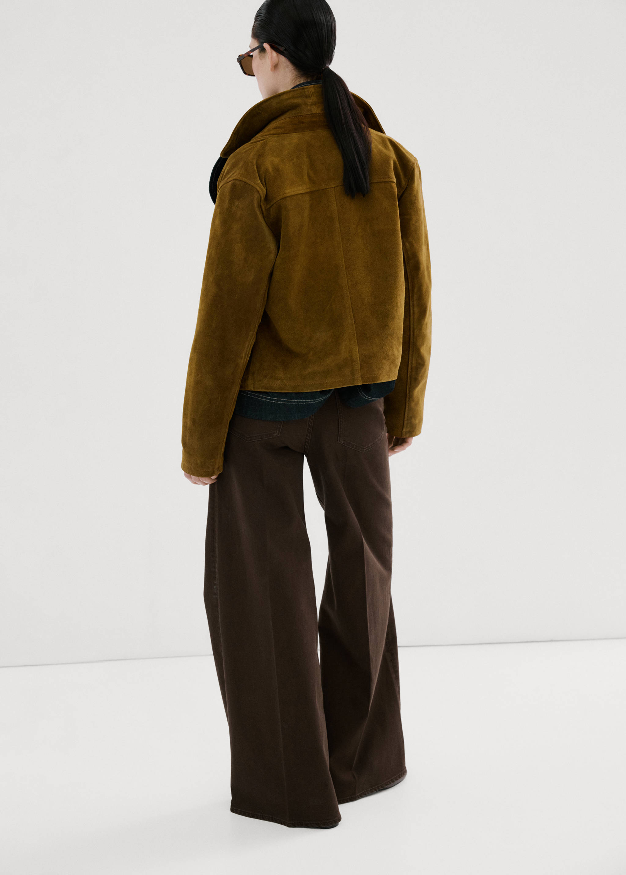 High-waisted wideleg jeans - Reverse of the article